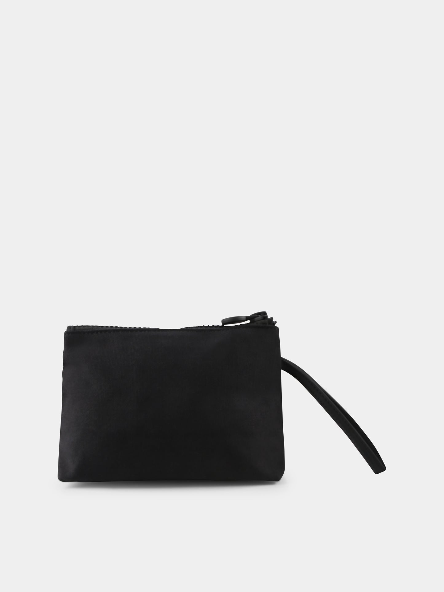 Pochette nera per bambini con logo