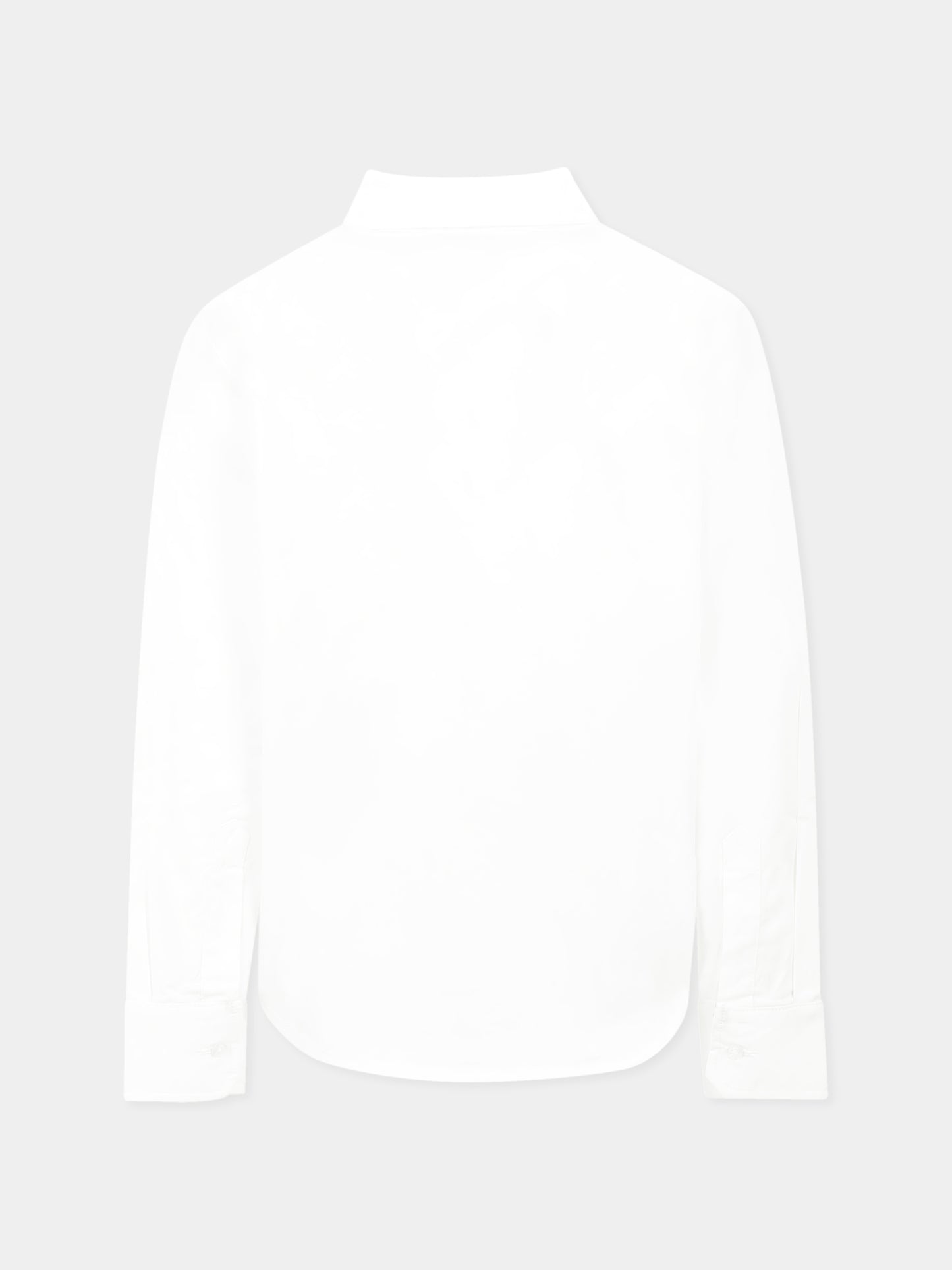 Camicia bianca per bambino con logo,Msgm Kids,S5MSJBSI307 001