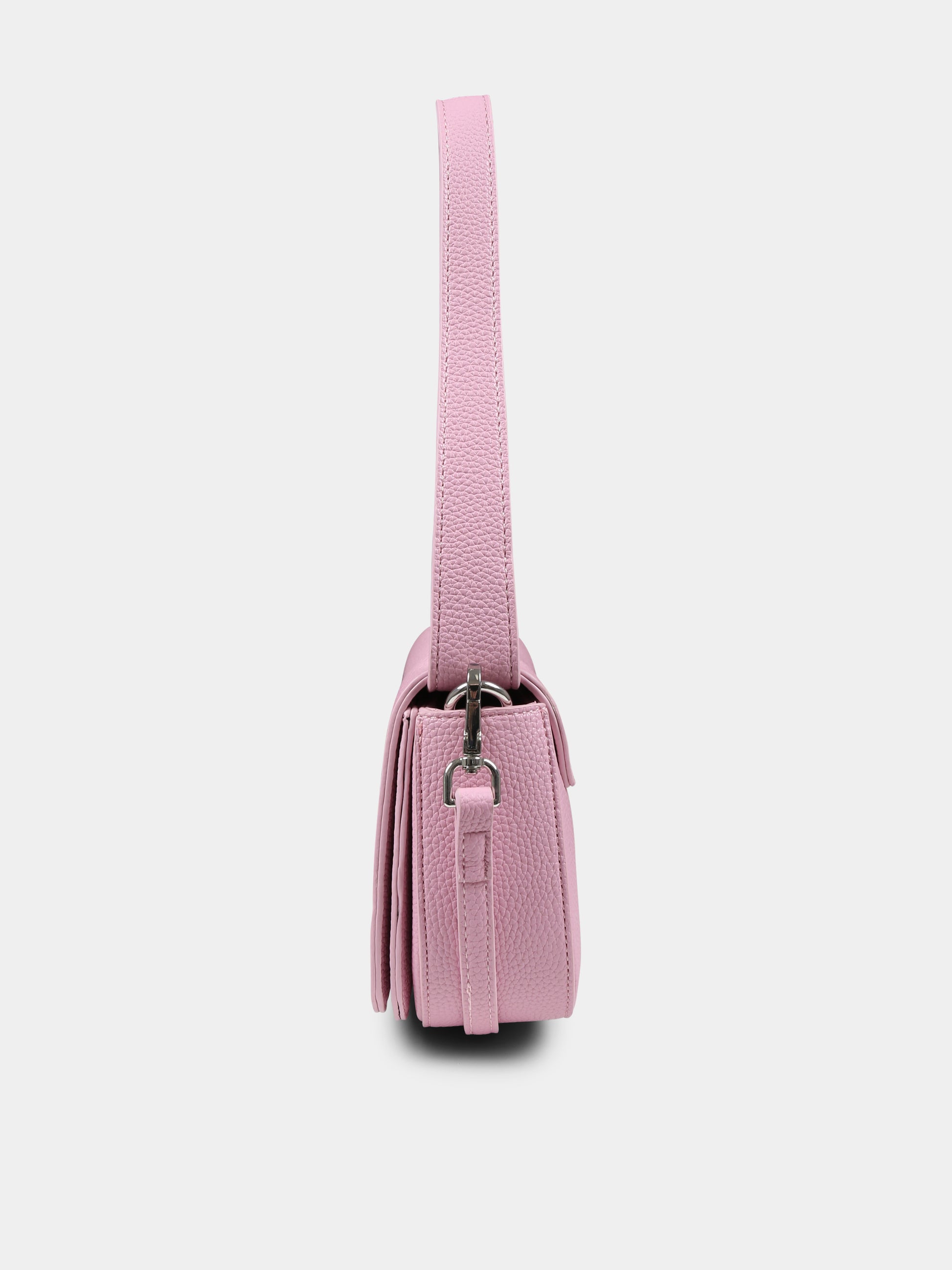 Borsa rosa per bambina con logo,Msgm Kids,S5MSJGBA192 MS003