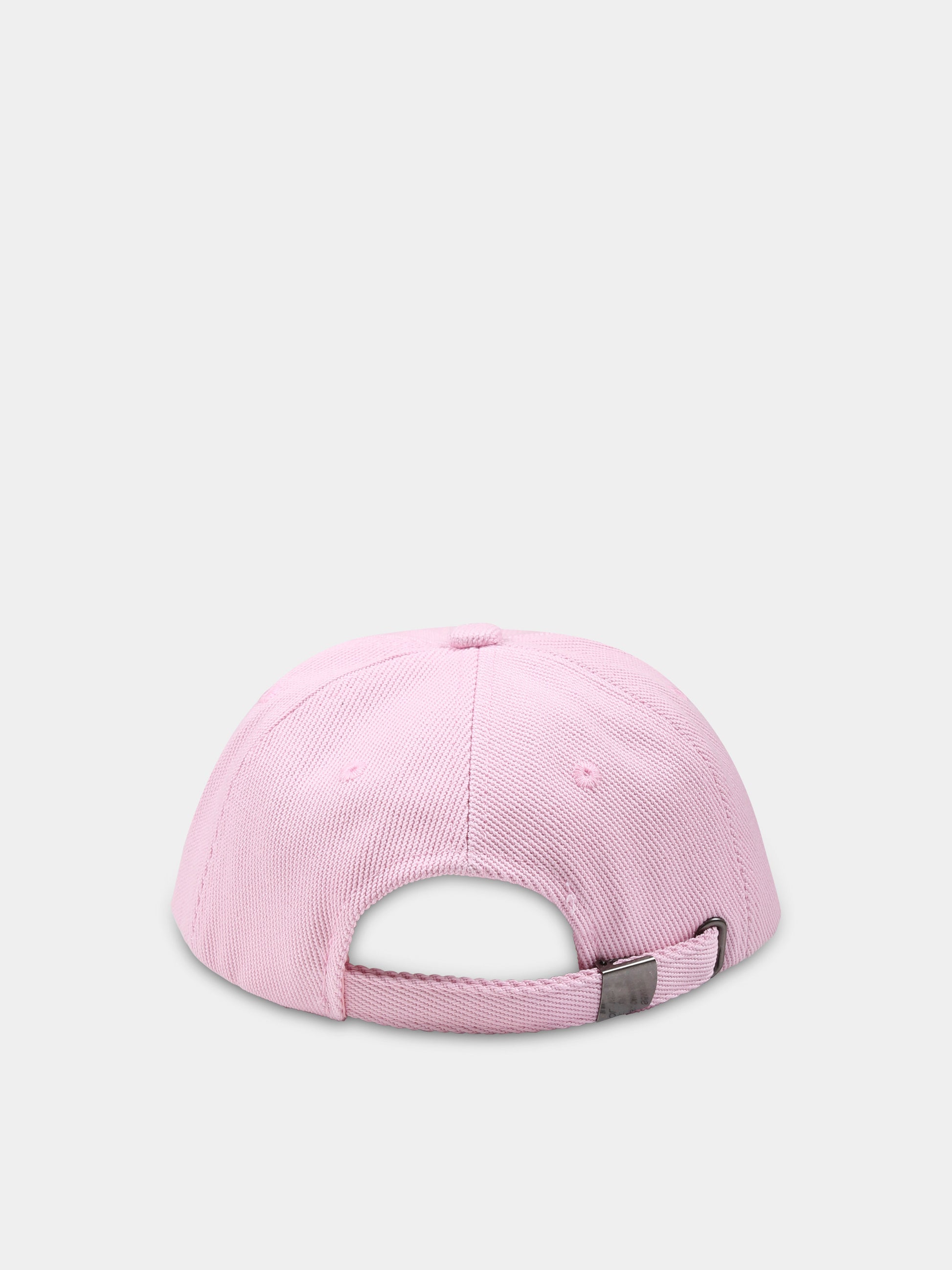 Cappello rosa per bambina con logo,Msgm Kids,S5MSJGBC196 MS003