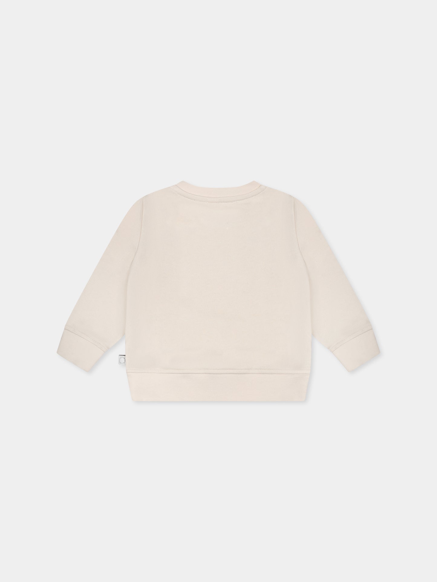 Felpa avorio per neonata con fragola,Stella Mccartney Kids,TW4050 Z0499 50I