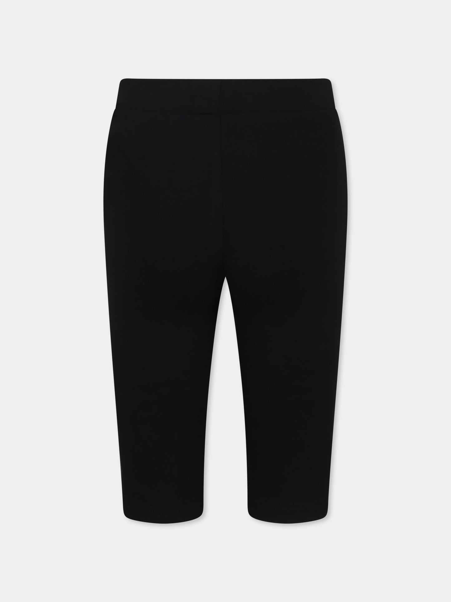 Shorts neri per bambina con smile,Barrow,S5BKJGCI156 110