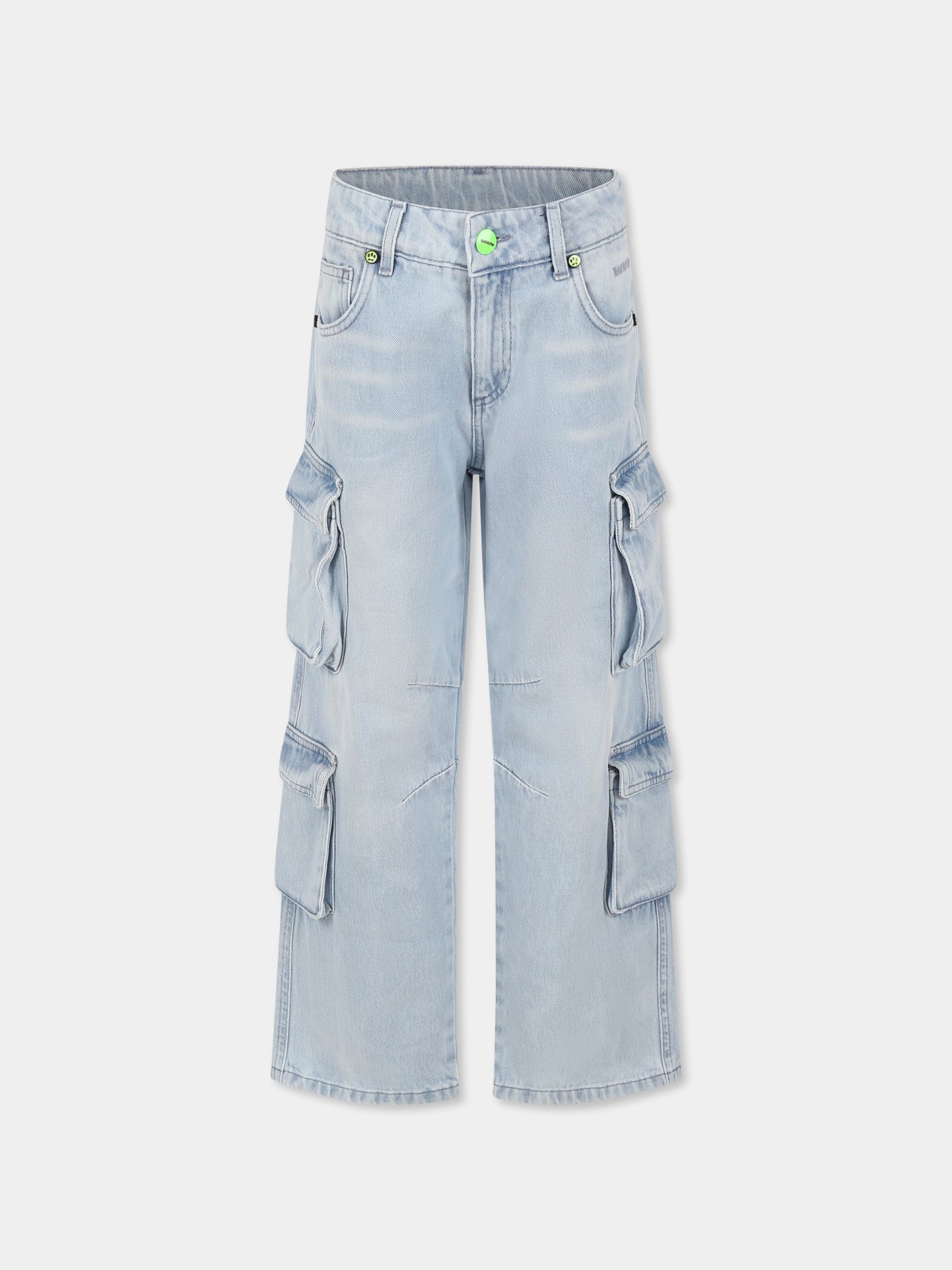 Jeans denim per bambini con logo,Barrow,S5BKJUDP004 172