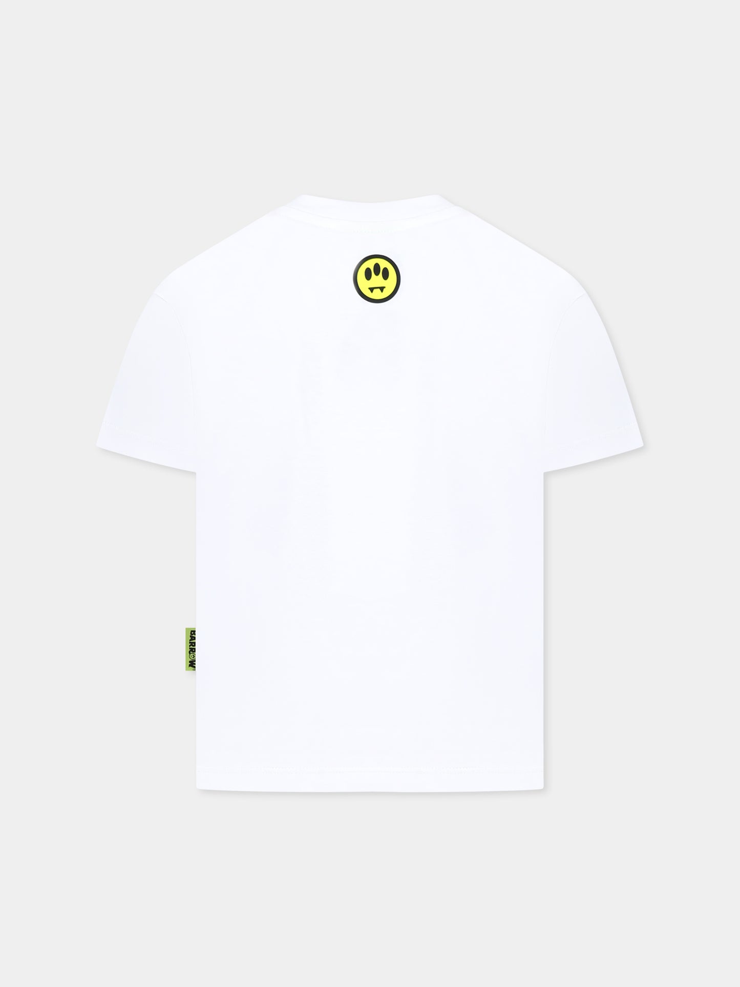 T-shirt bianca per bambini con stampa Bear