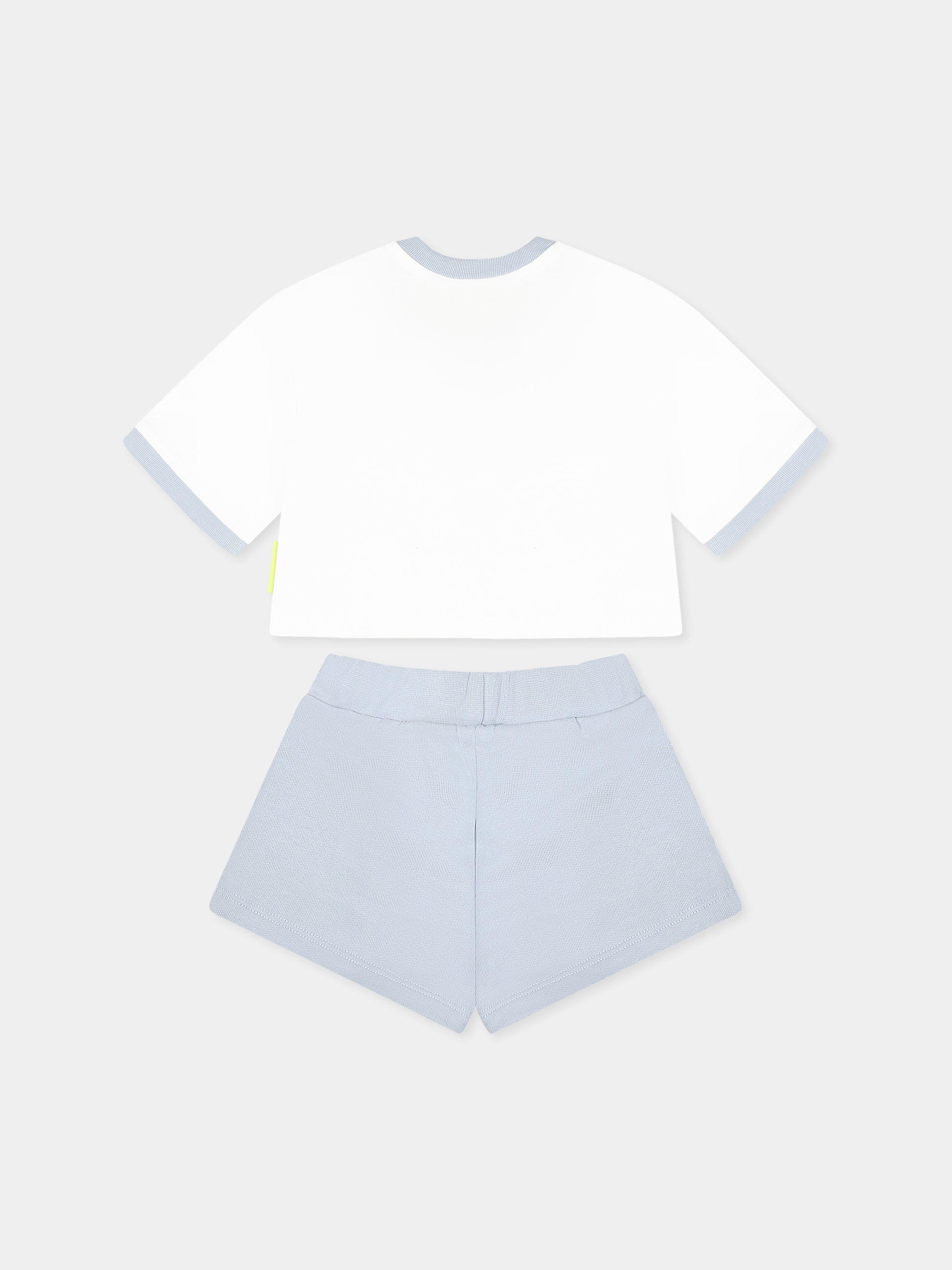 Completo multicolor per neonata con smile e logo,Barrow,S5BKNGTR194 002/46