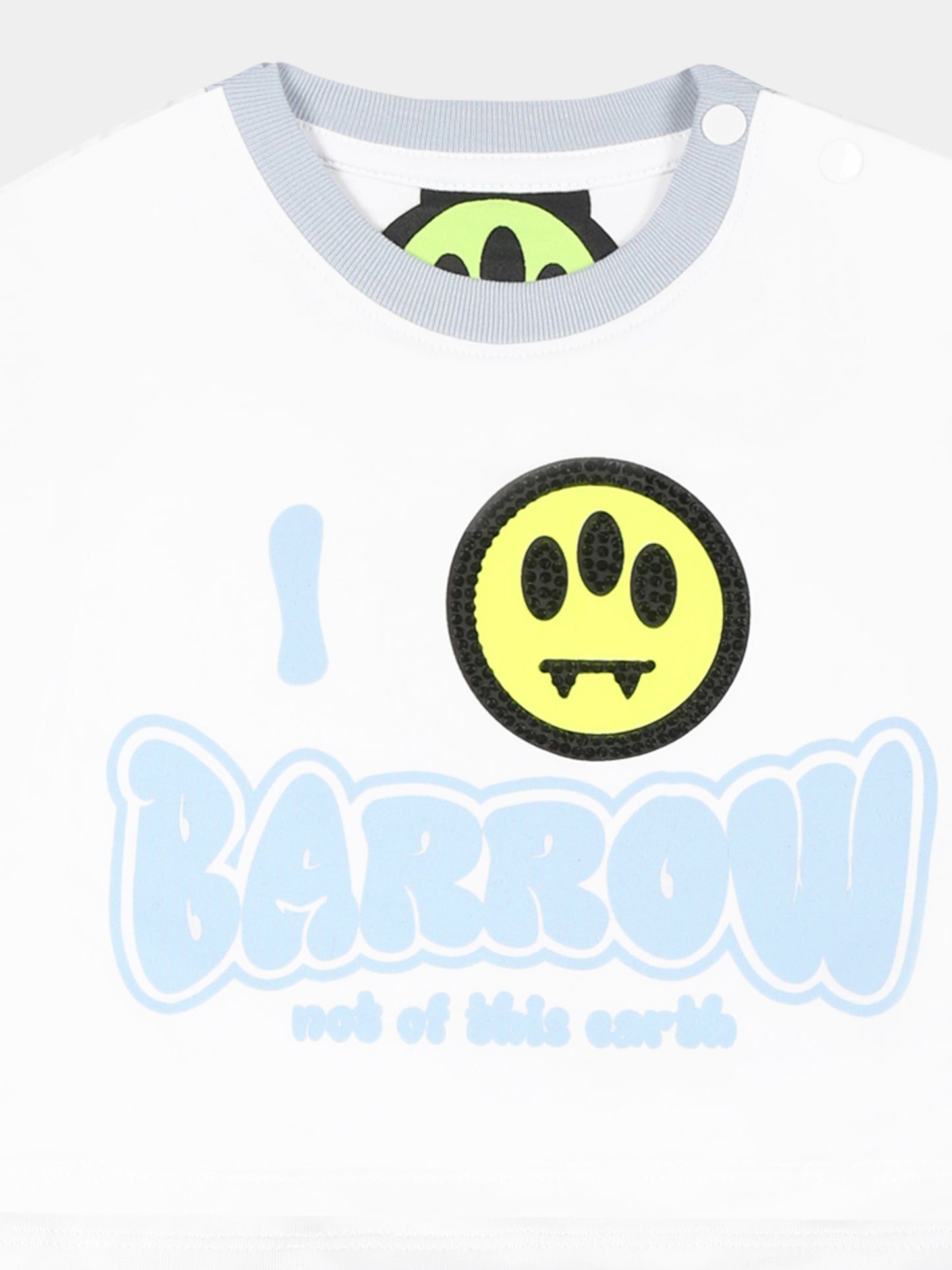 Completo multicolor per neonata con smile e logo,Barrow,S5BKNGTR194 002/46