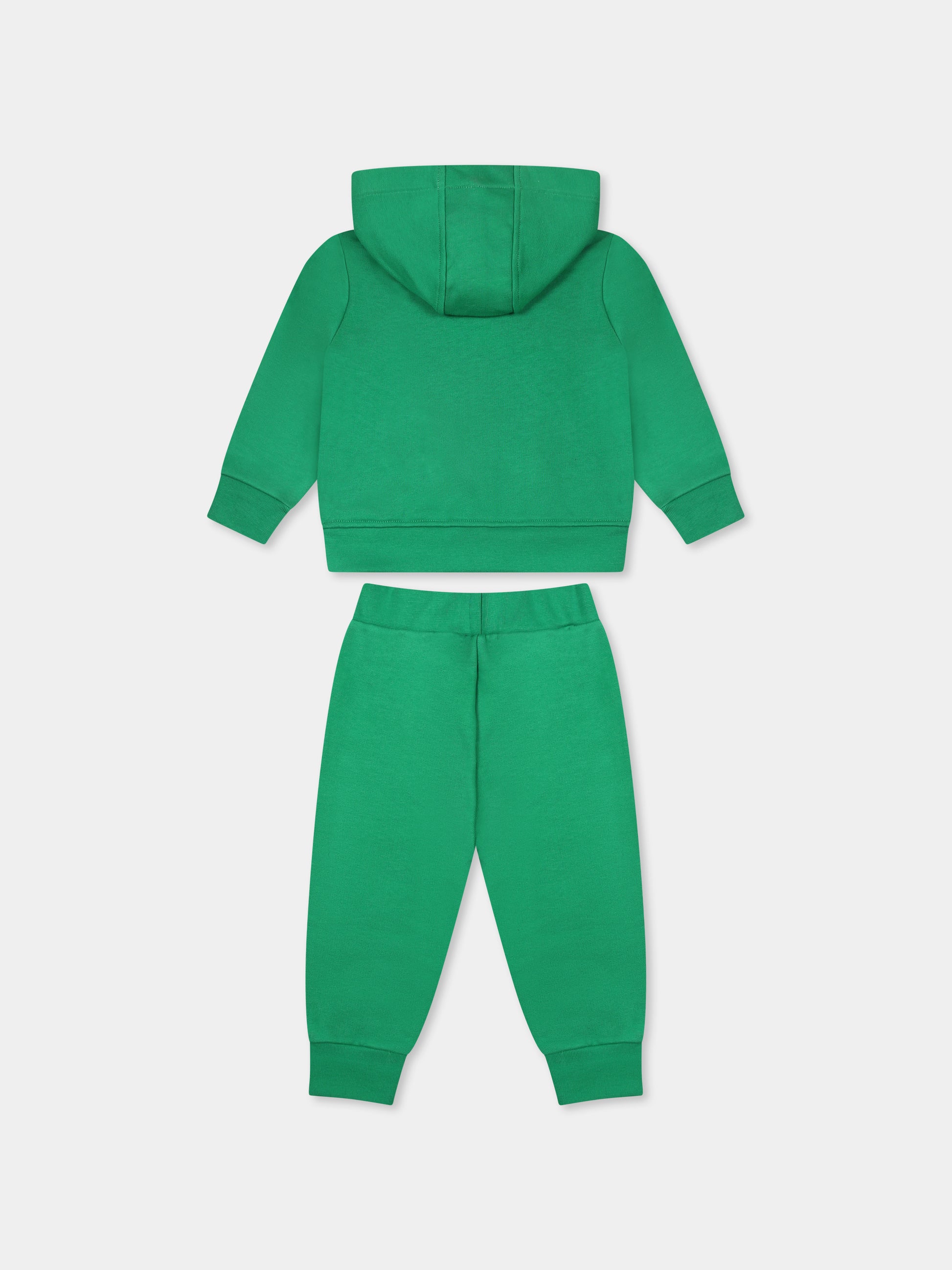 Completo verde per neonati con logo,Barrow,S5BKUNSF158 BW012