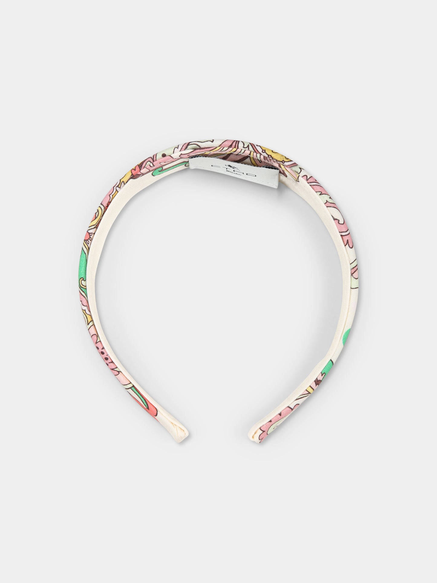 Cerchietto avorio per bambina con stmpa paisley,Etro,GW0A94 P0523 105MC