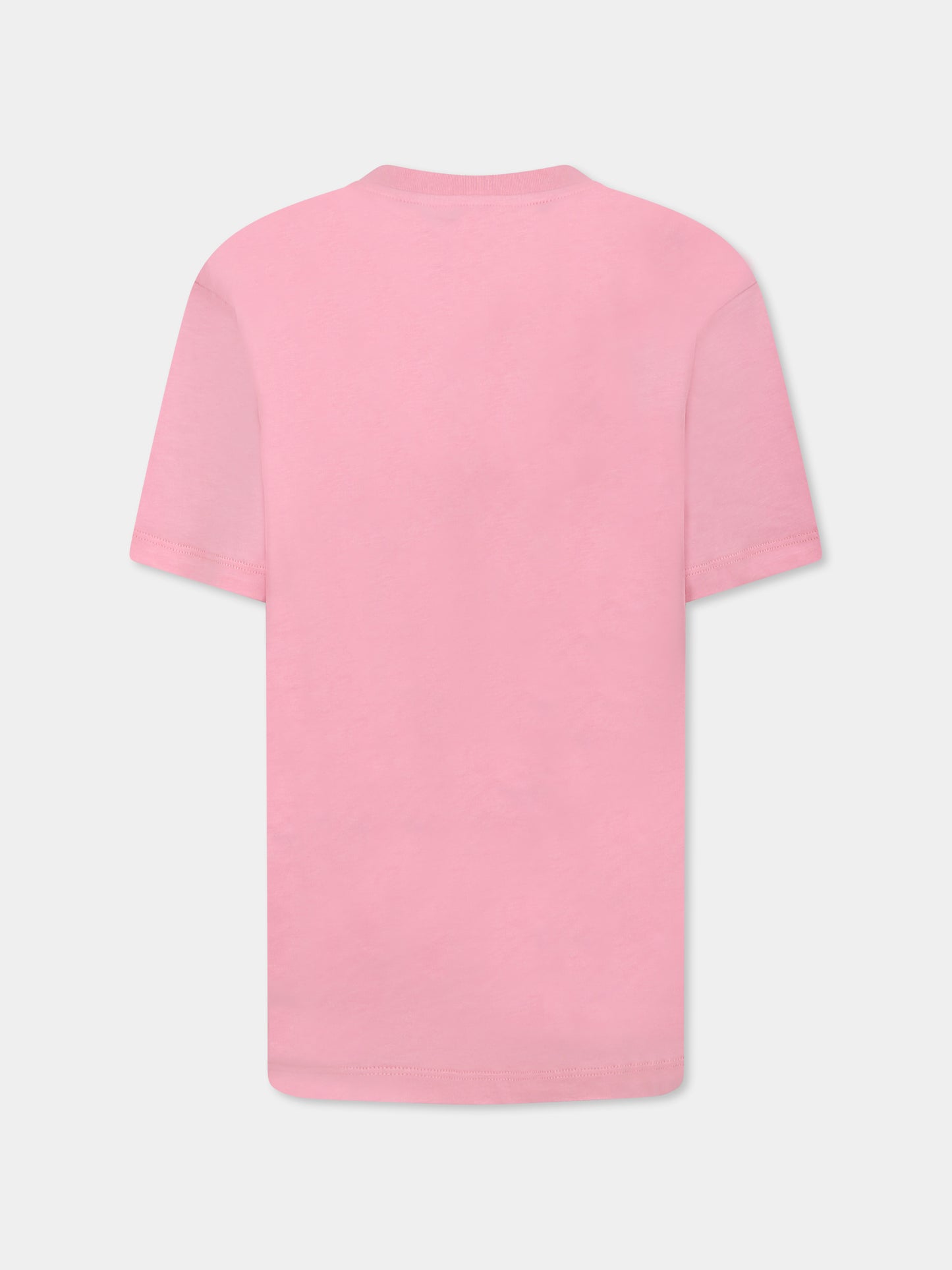 T-shirt rosa per bambina con Pegaso