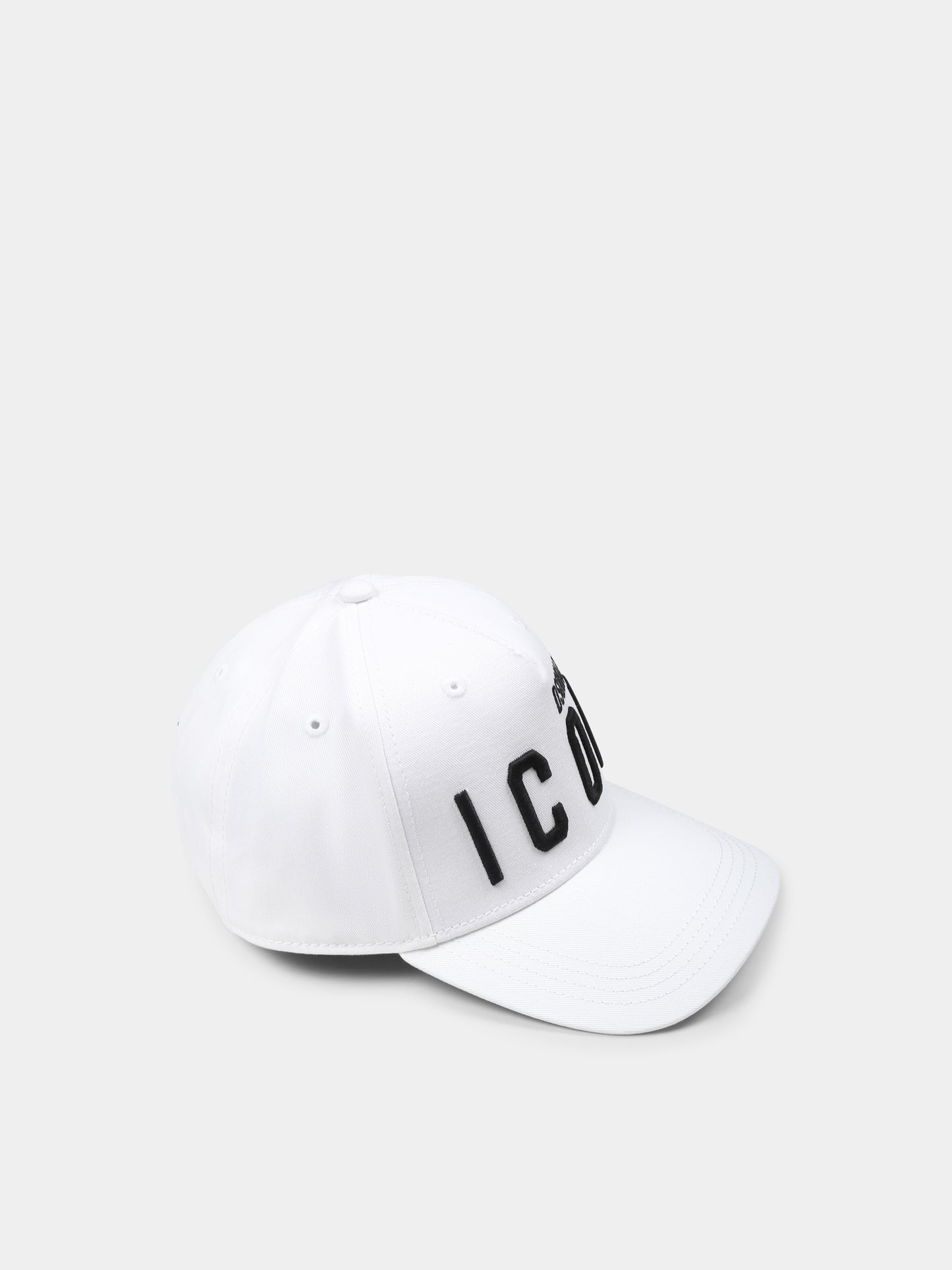 Cappello bianco per bambino con logo