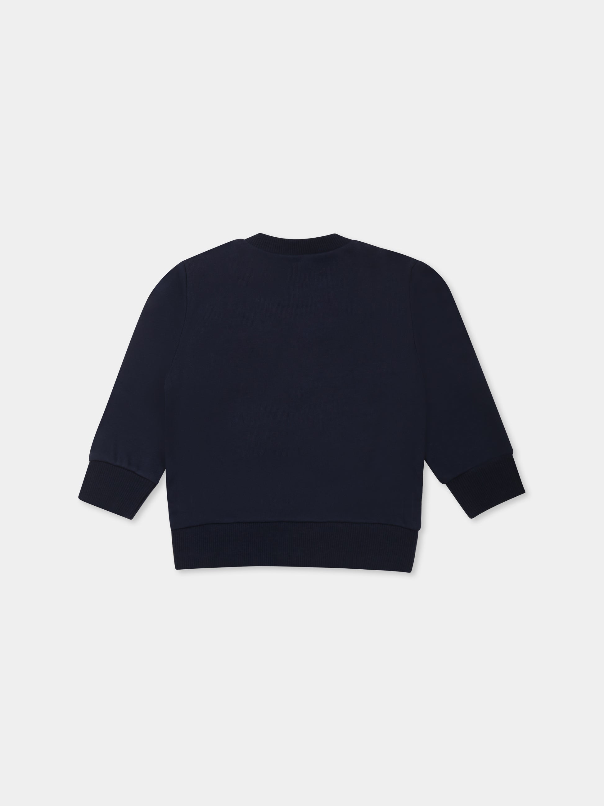 Felpa blu per neonato con logo,Dsquared2,DQ2861 D0ACC D2S902B DQ880