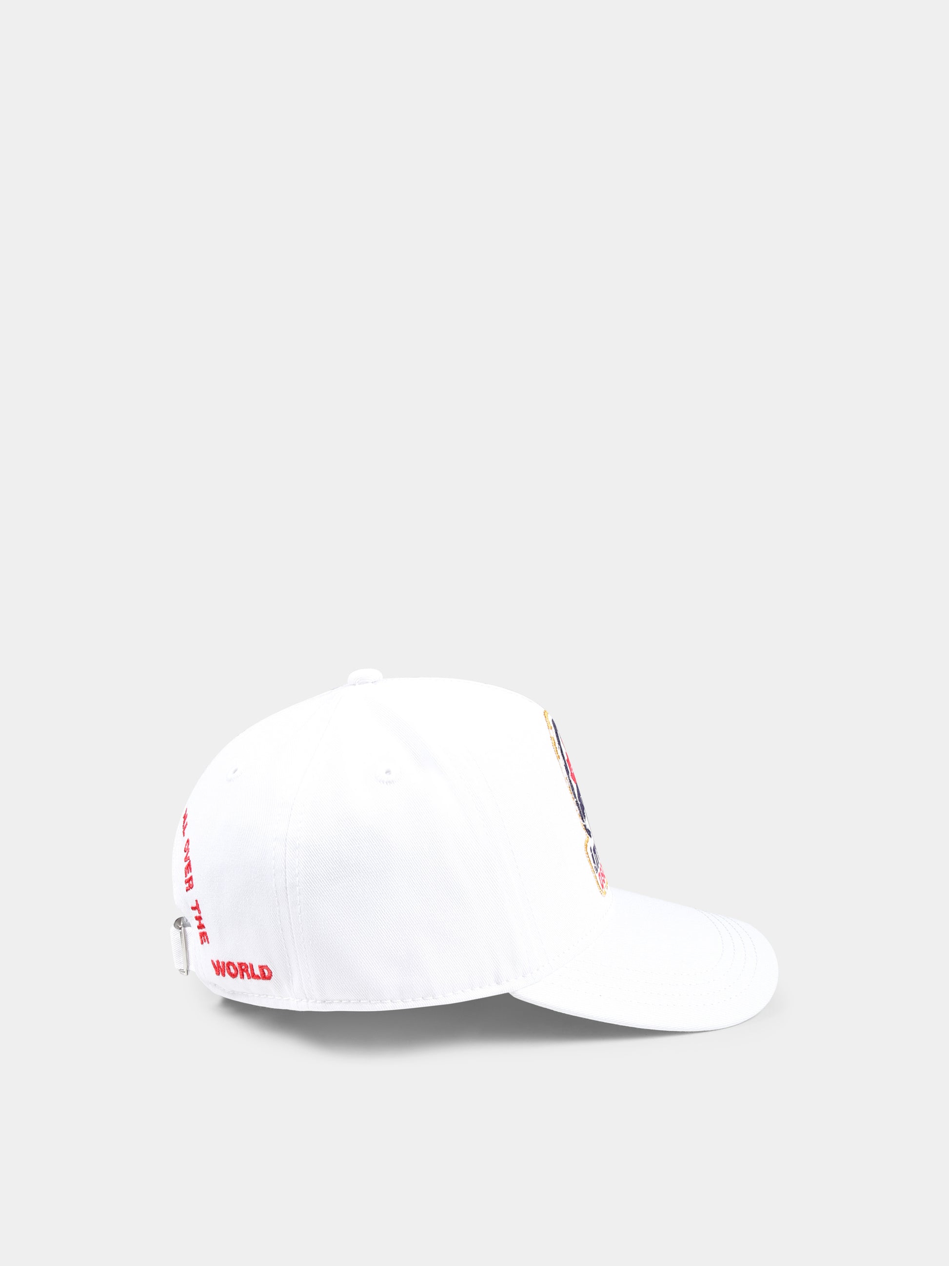 Cappello bianco per bambino con logo,Dsquared2,DQ2926 D0AD6 D2F257U DQ100