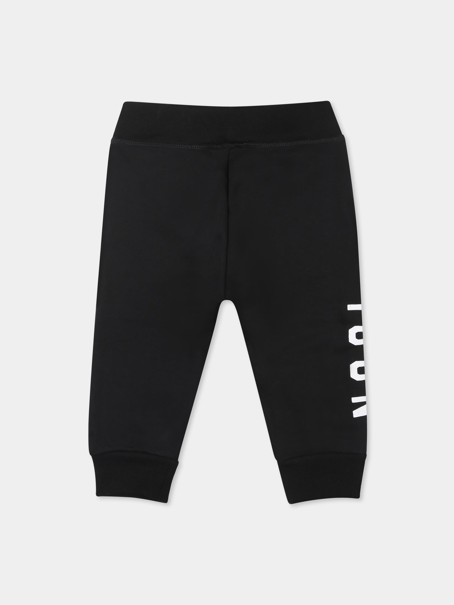 Pantaloni neri per neonato con logo Icon,Dsquared2,DQ2970 D0094 D2P895B DQ900