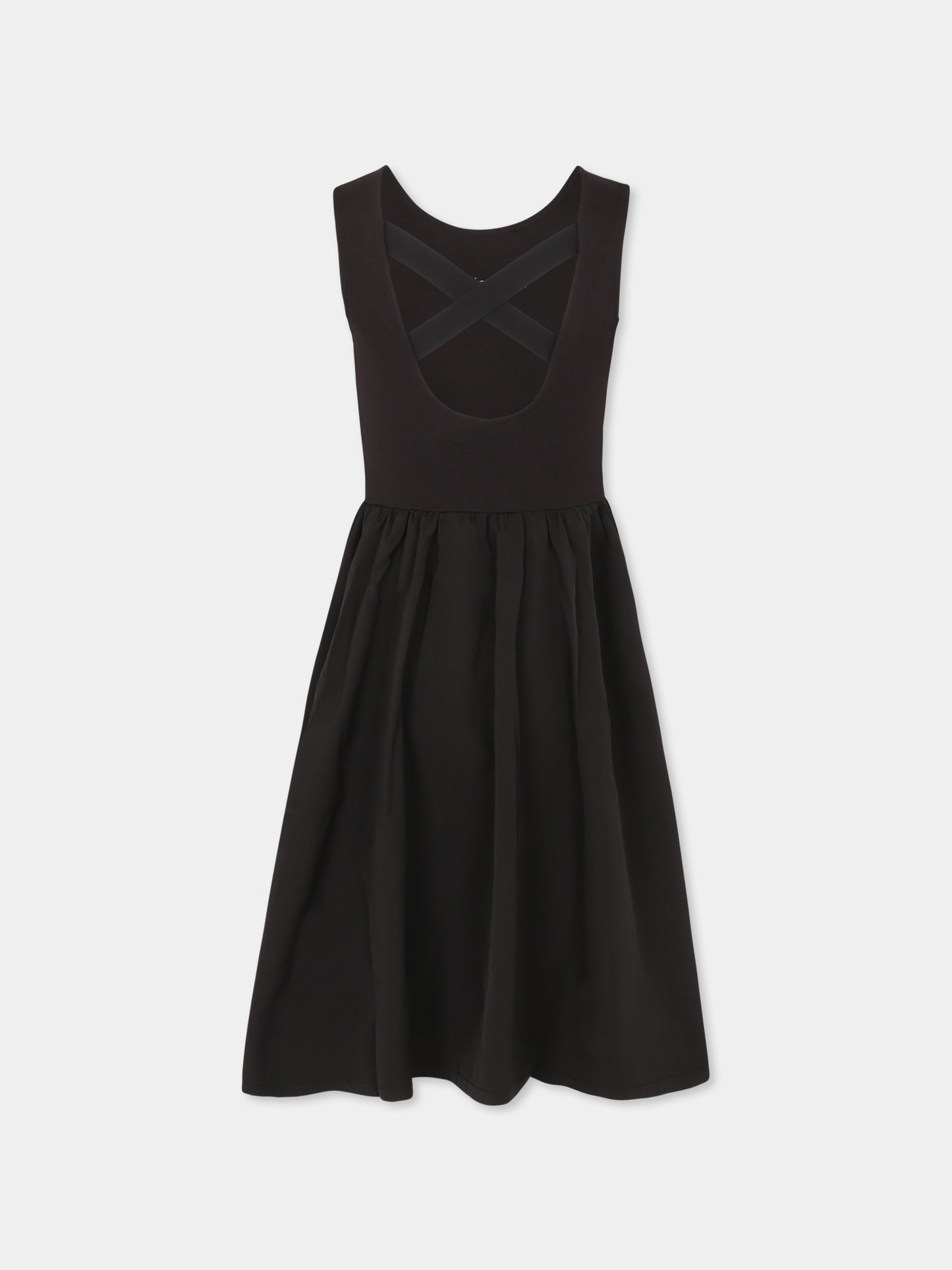 Vestito nero per bambina con logo,Calvin Klein Kids,25S CKIG0IG02908J IG0IG02908 BEH