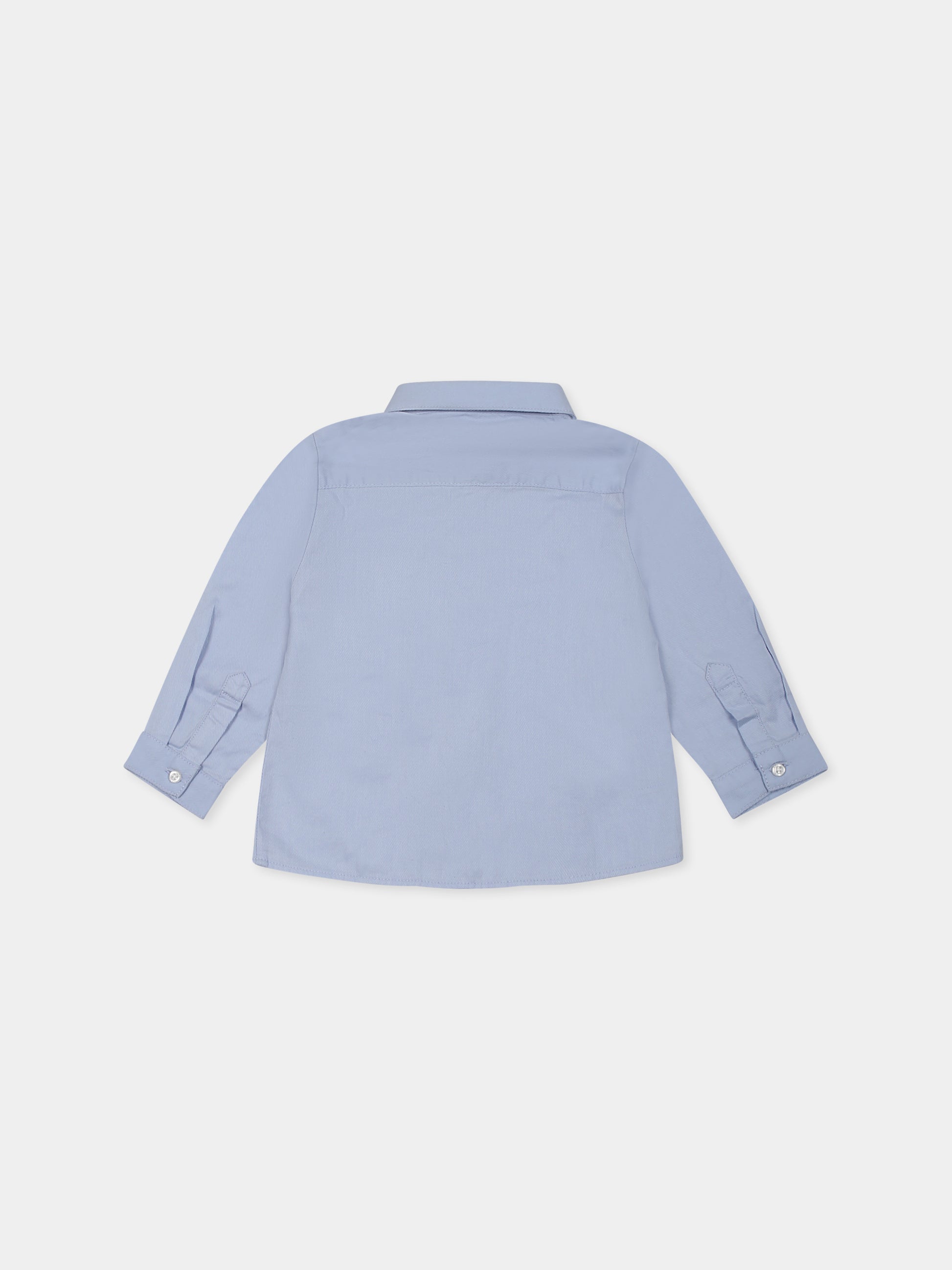 Camicia celeste per neonato,Mayoral,124 035