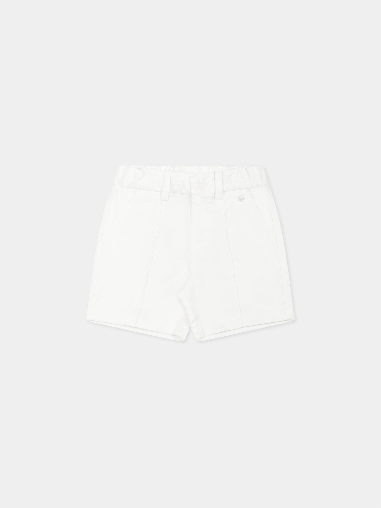 Shorts bianchi per neonato