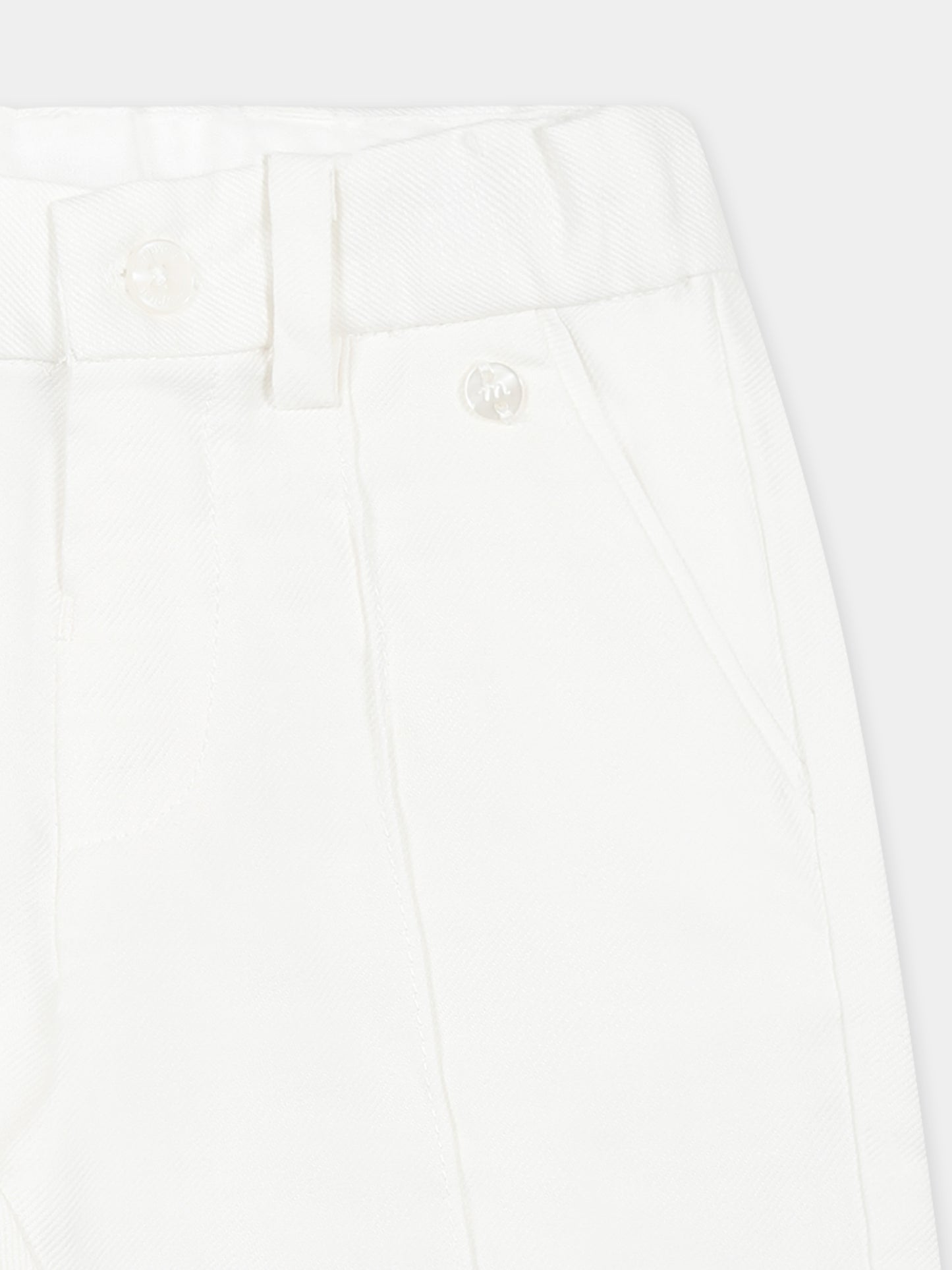 Shorts bianchi per neonato