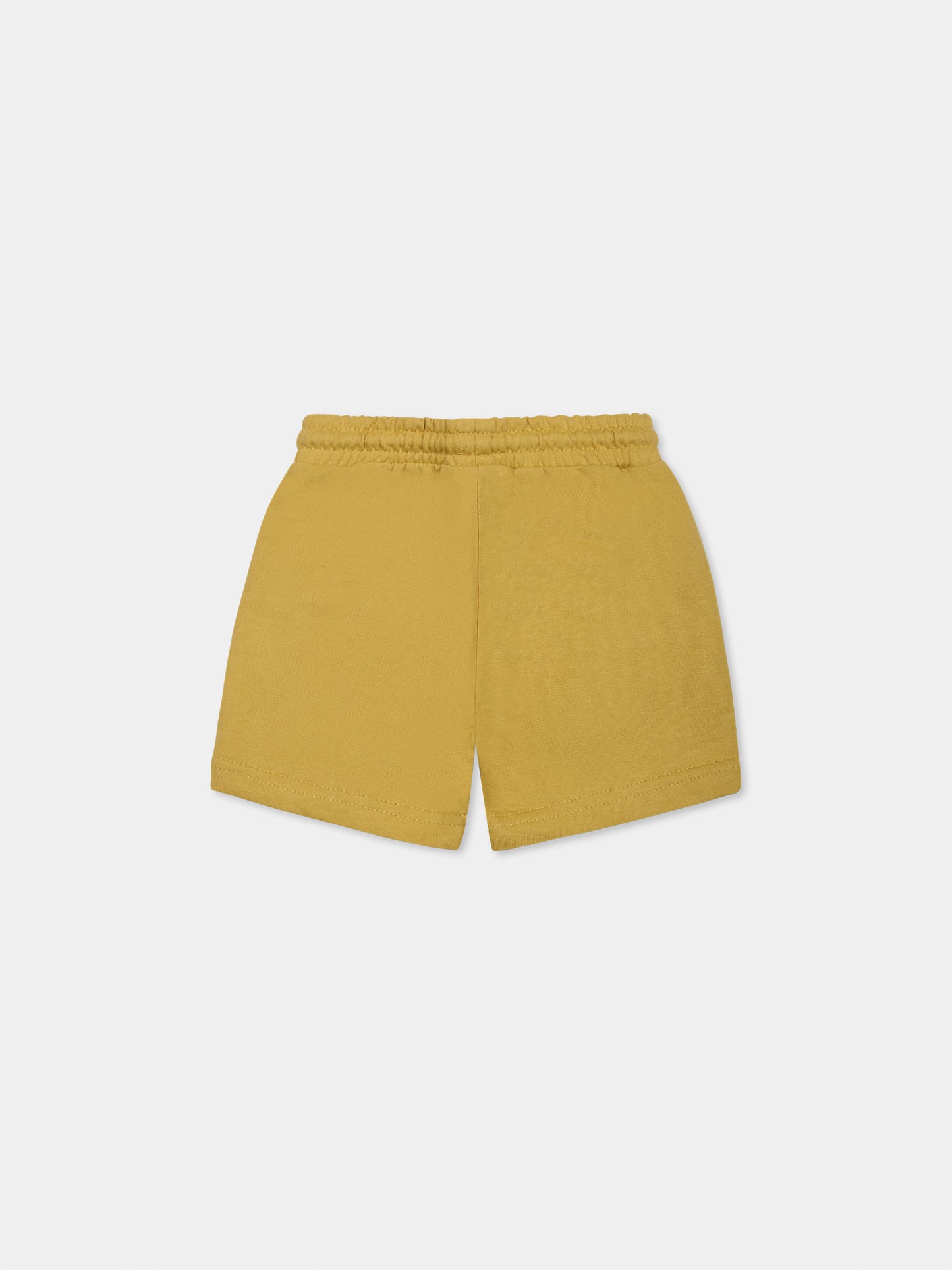 Shorts gialli per neonato con tigre