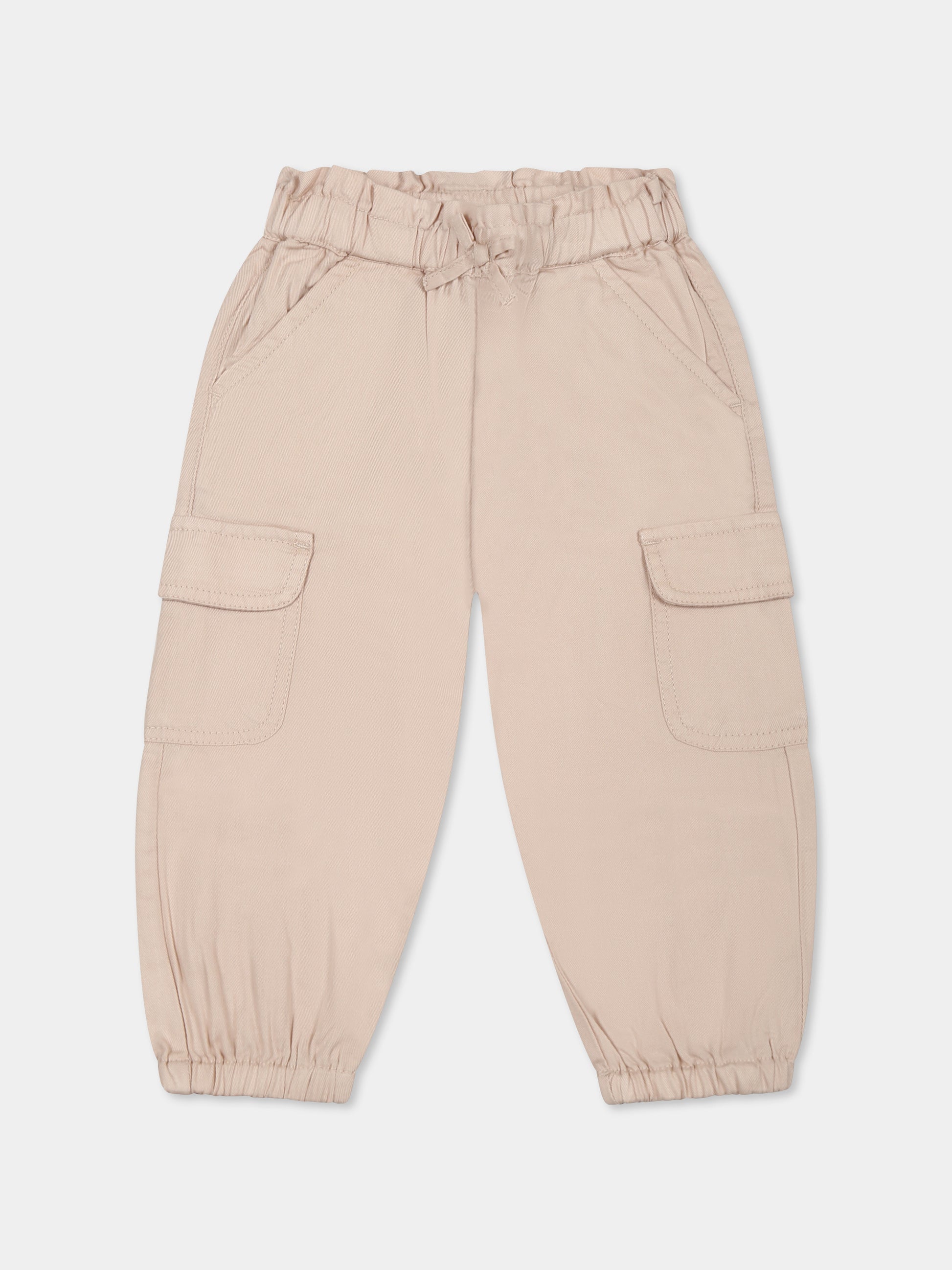 Pantaloni beige per neonata,Mayoral,1571 015