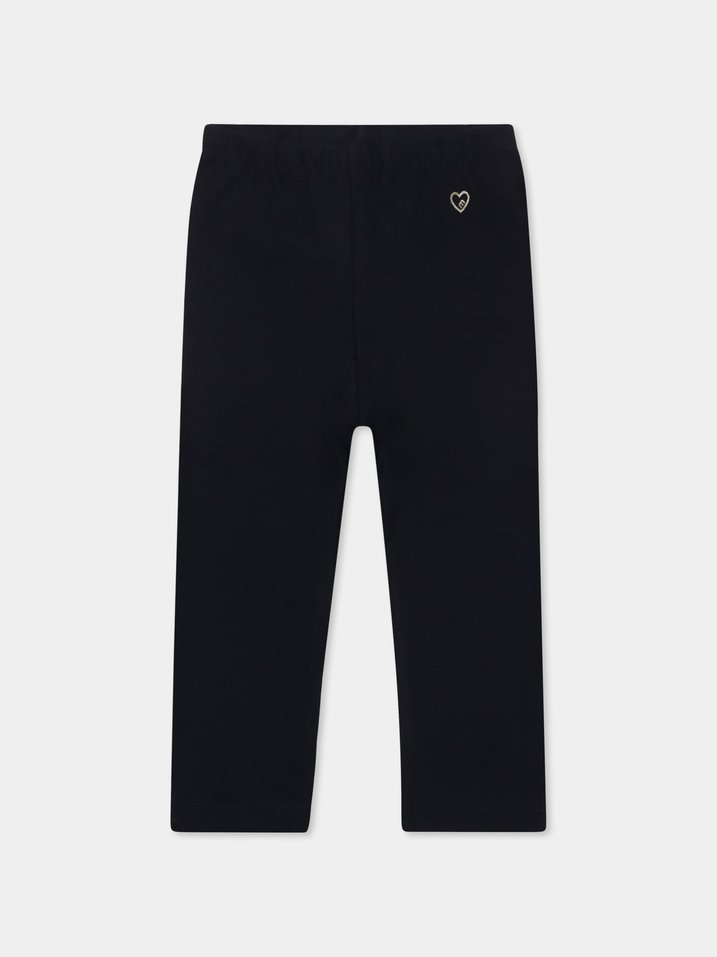 Leggings blu per neonata