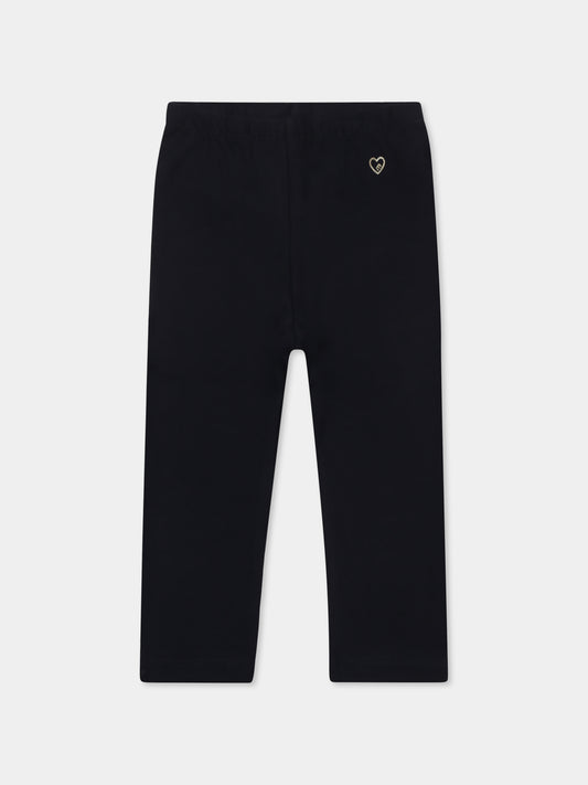 Leggings blu per neonata