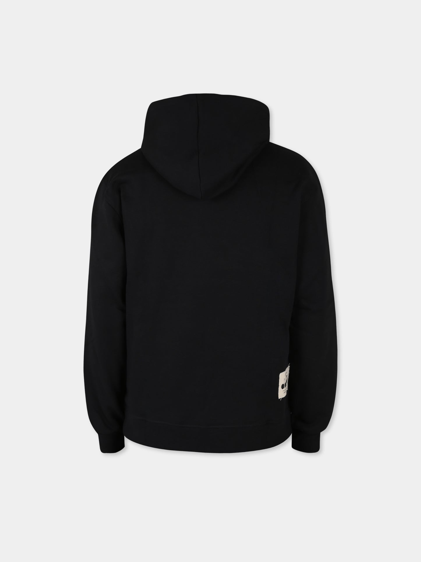 Felpa nera per bambino con logo,Diadora Kids,F3DIJBHS034 110