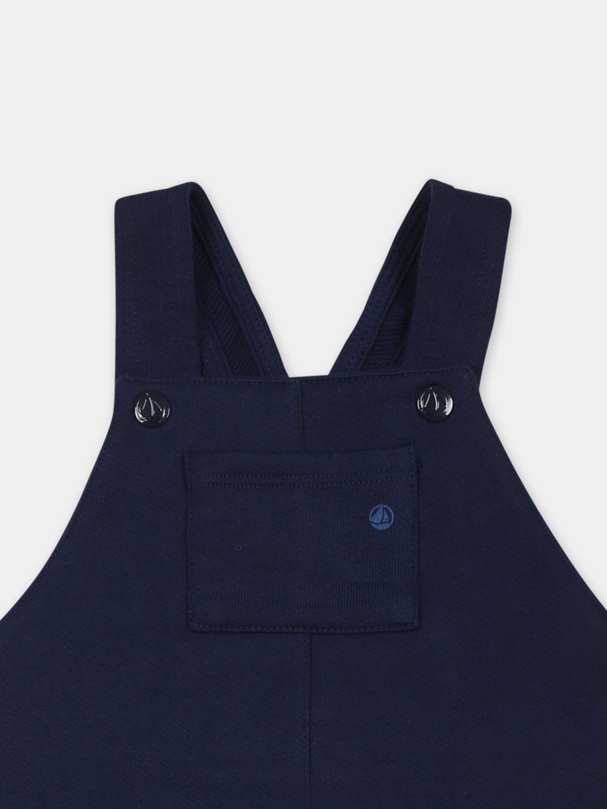 Salopette blu per neonato,Petit Bateau,A0CV9 MEDIEVAL 03
