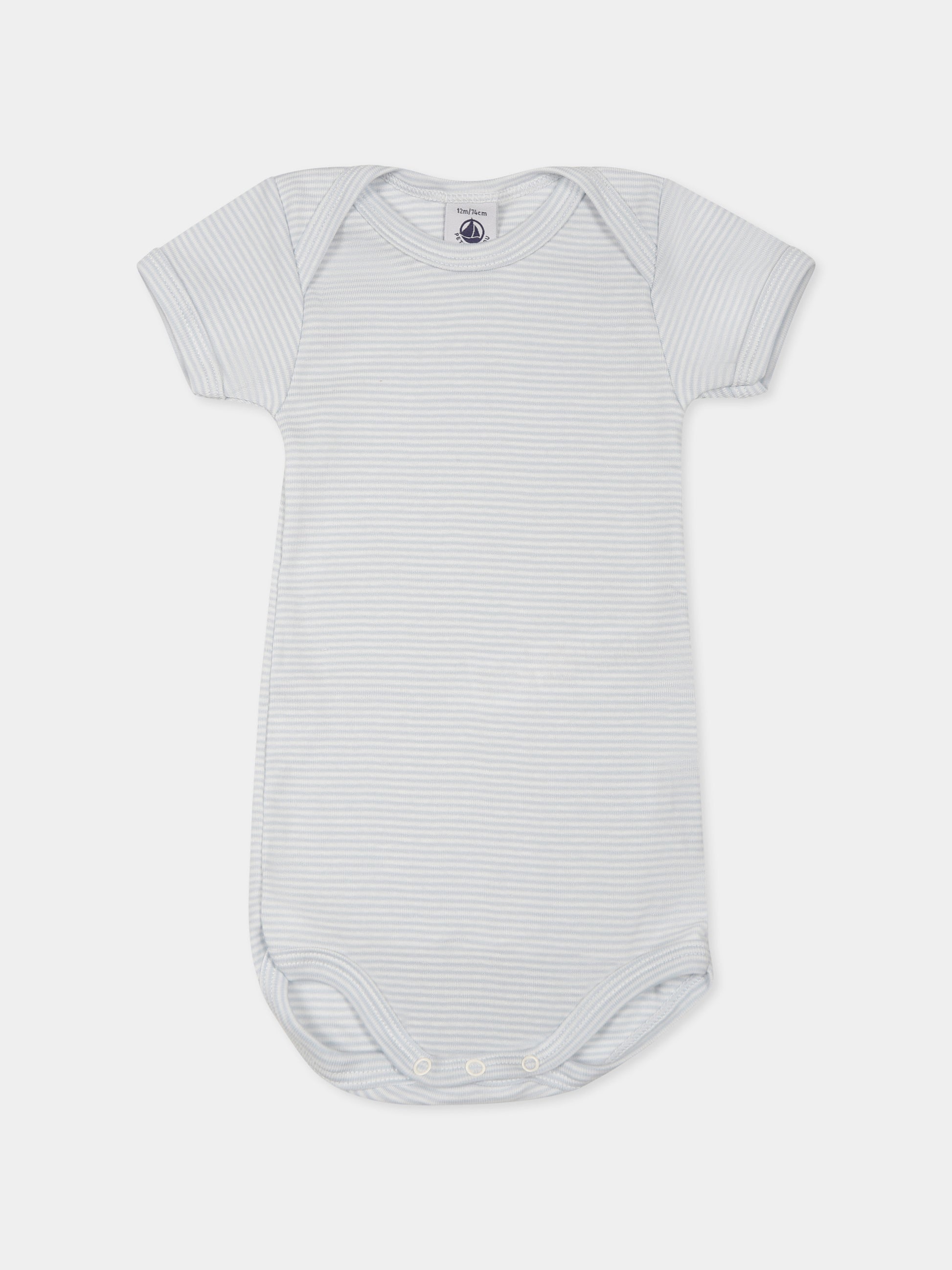 Set body bianco per neonati con cuori,Petit Bateau,A0CX9 VARIANTE 1 00