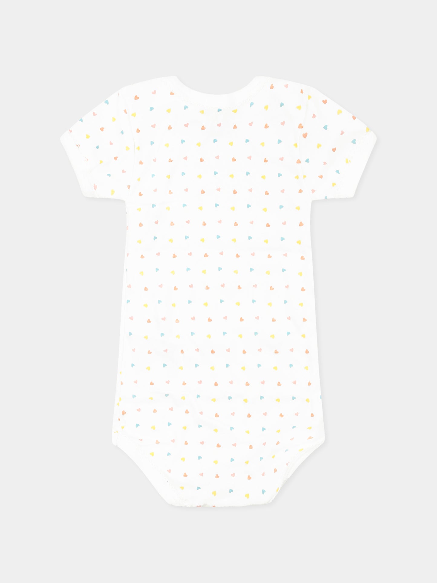 Set body multicolor per neonata con cuori,Petit Bateau,A0CXB VARIANTE 1 00