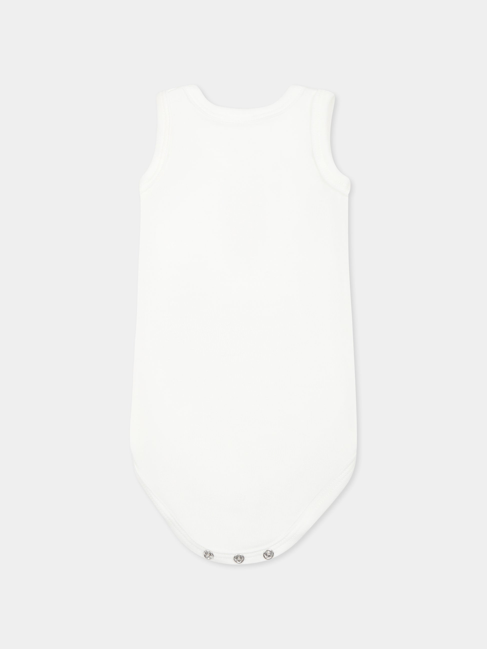 Set body bianco per neonati con cuore,Petit Bateau,A0CX1 VARIANTE 1 00