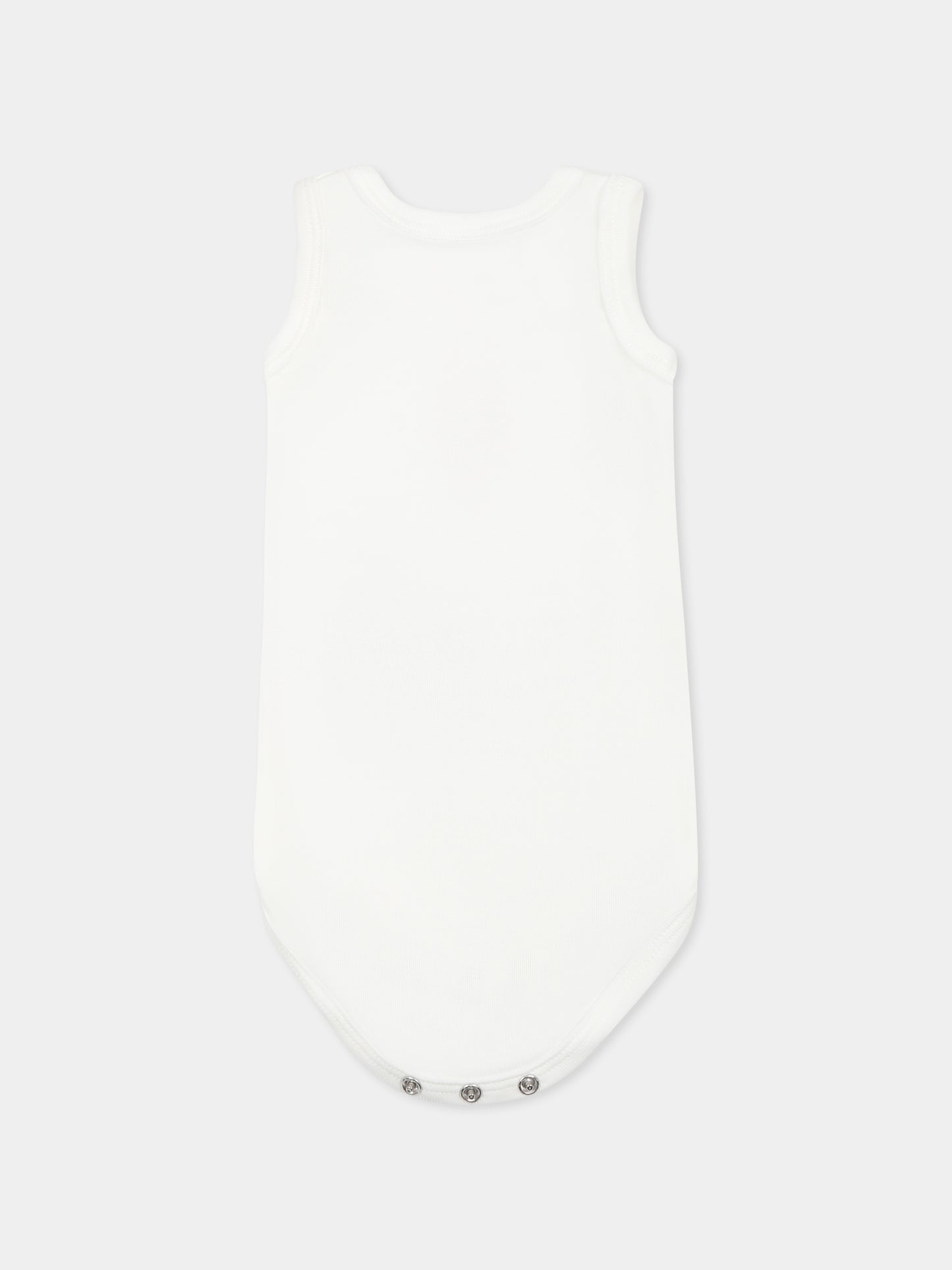 Set body bianco per neonati con cuore,Petit Bateau,A0CX1 VARIANTE 1 00