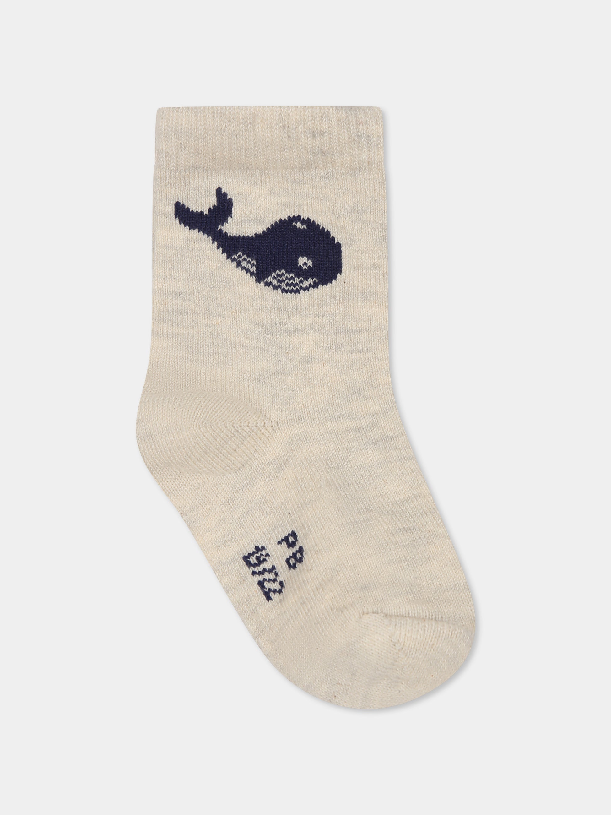 Set calzini multicolor per bambino con balena,Petit Bateau,A0AZP VARIANTE 1 01