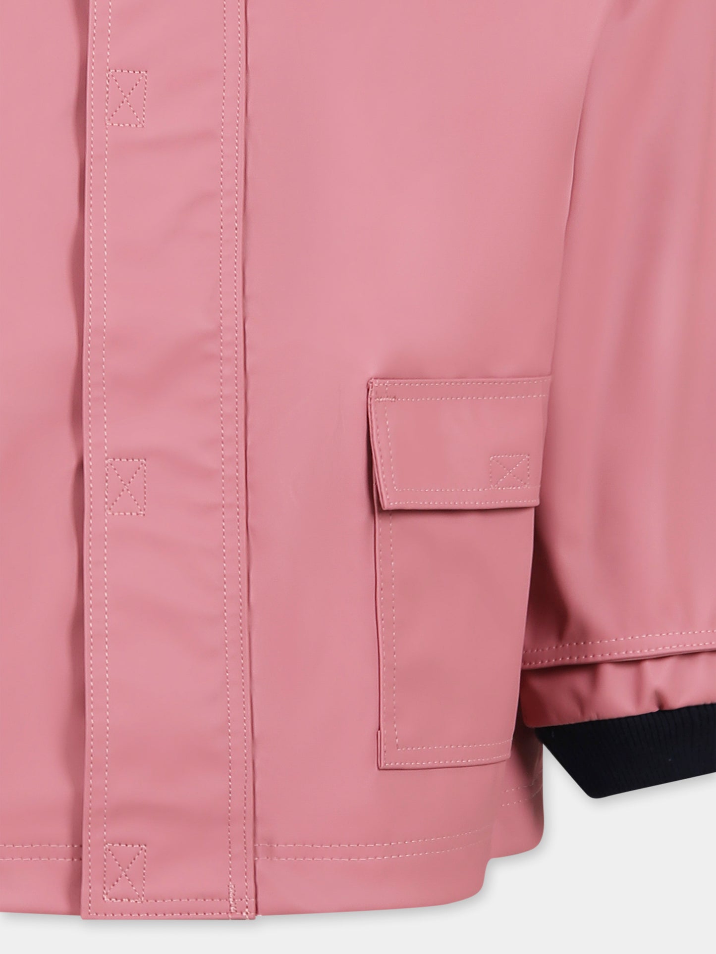 Impermeabile rosa per bambina,Petit Bateau,A0B09 ROSEWOOD 03