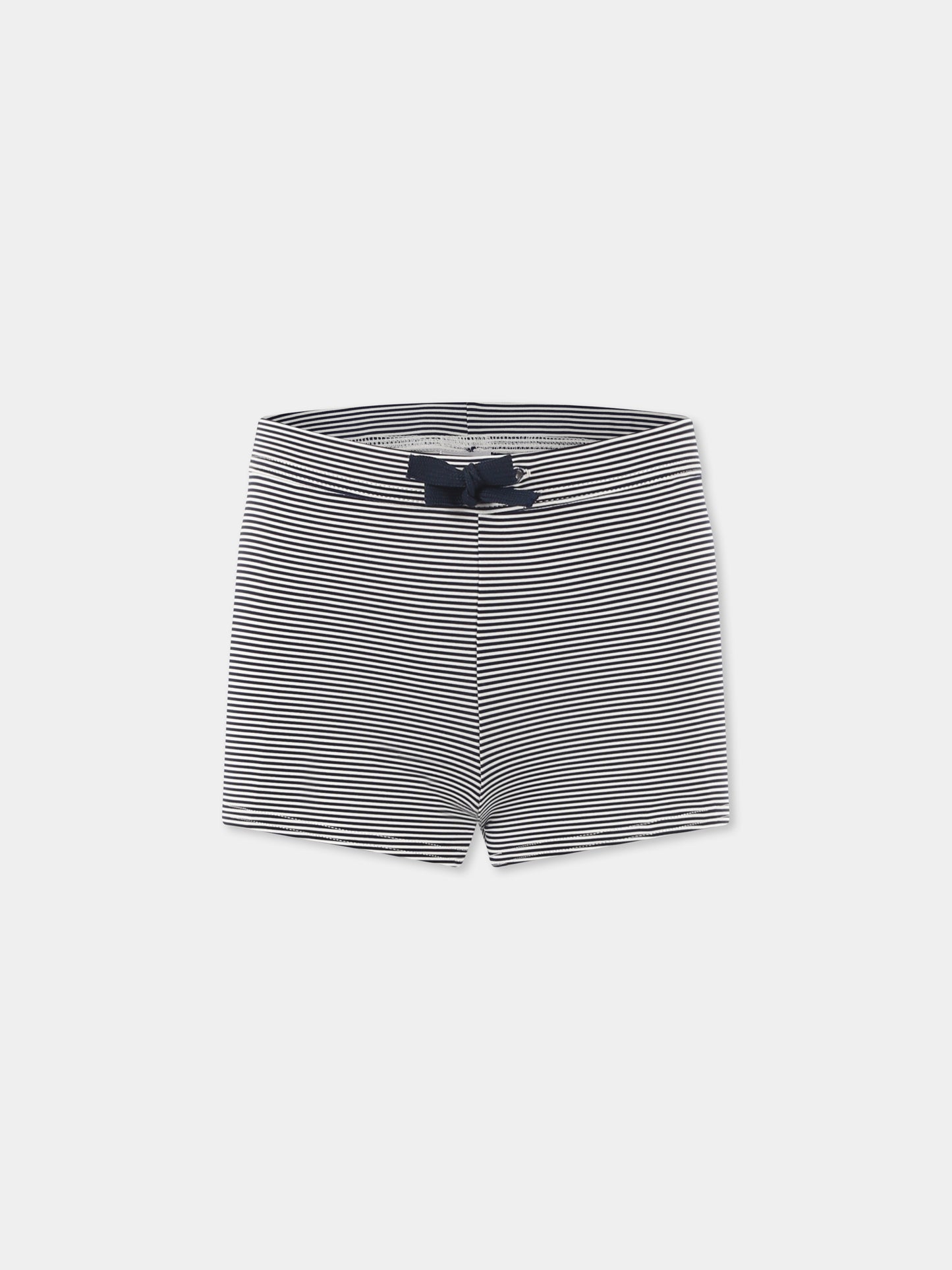 Boxer mare blu per bambino con logo