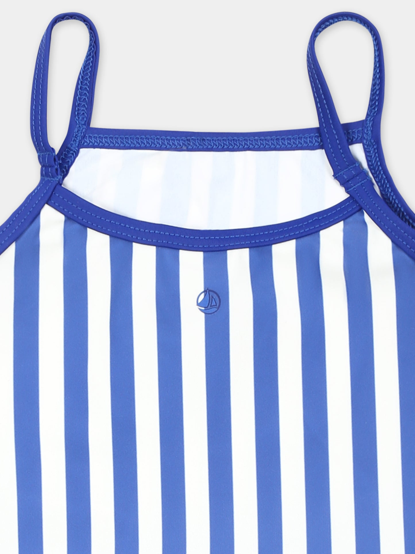Costume intero azzurro per neonata,Petit Bateau,A0CU5 SURF/MARSHMALLOW 01
