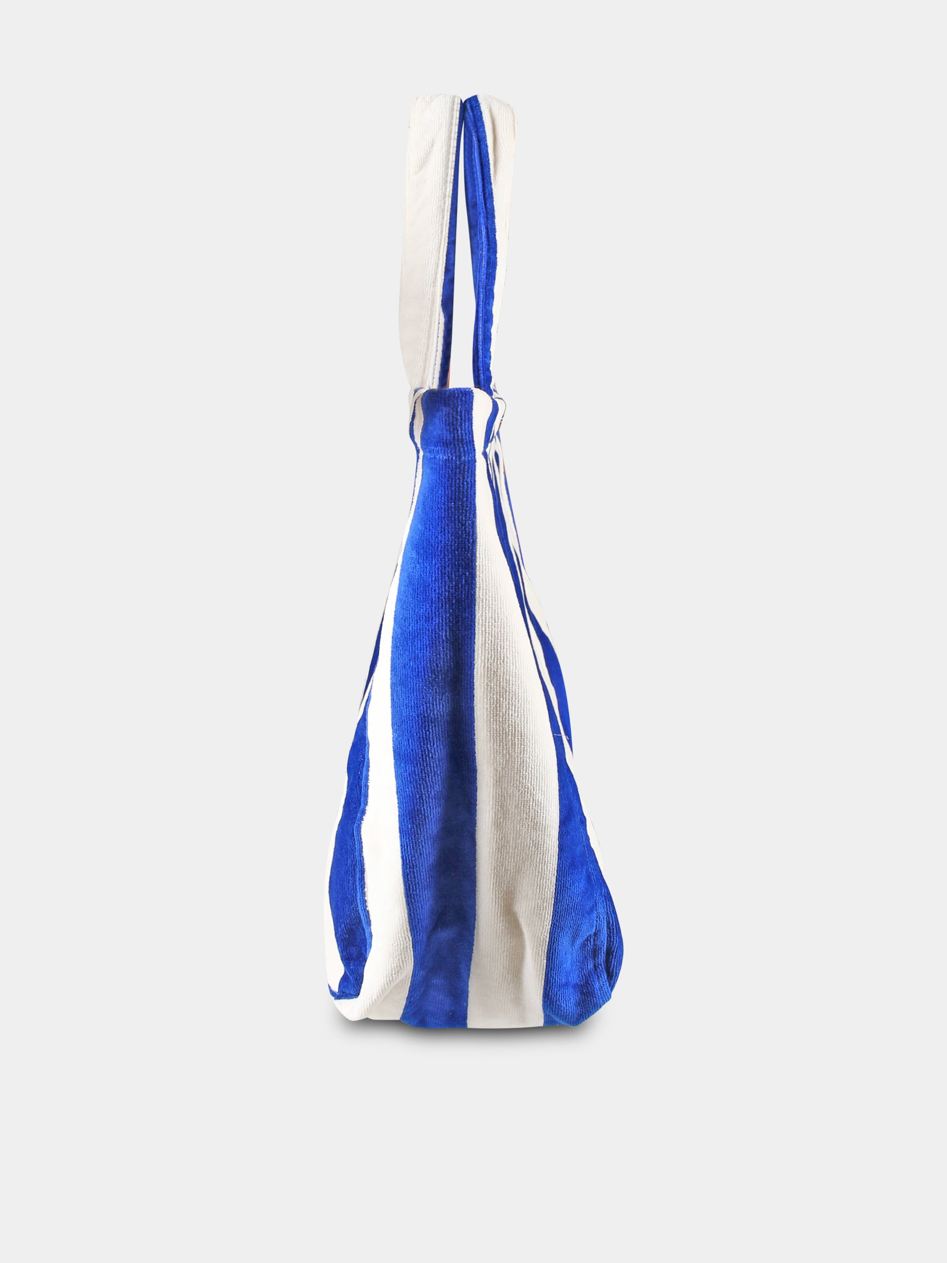 Borsa mare blu per bambina con logo,Petit Bateau,A0CH9 SURF/MARSHMALLOW 00