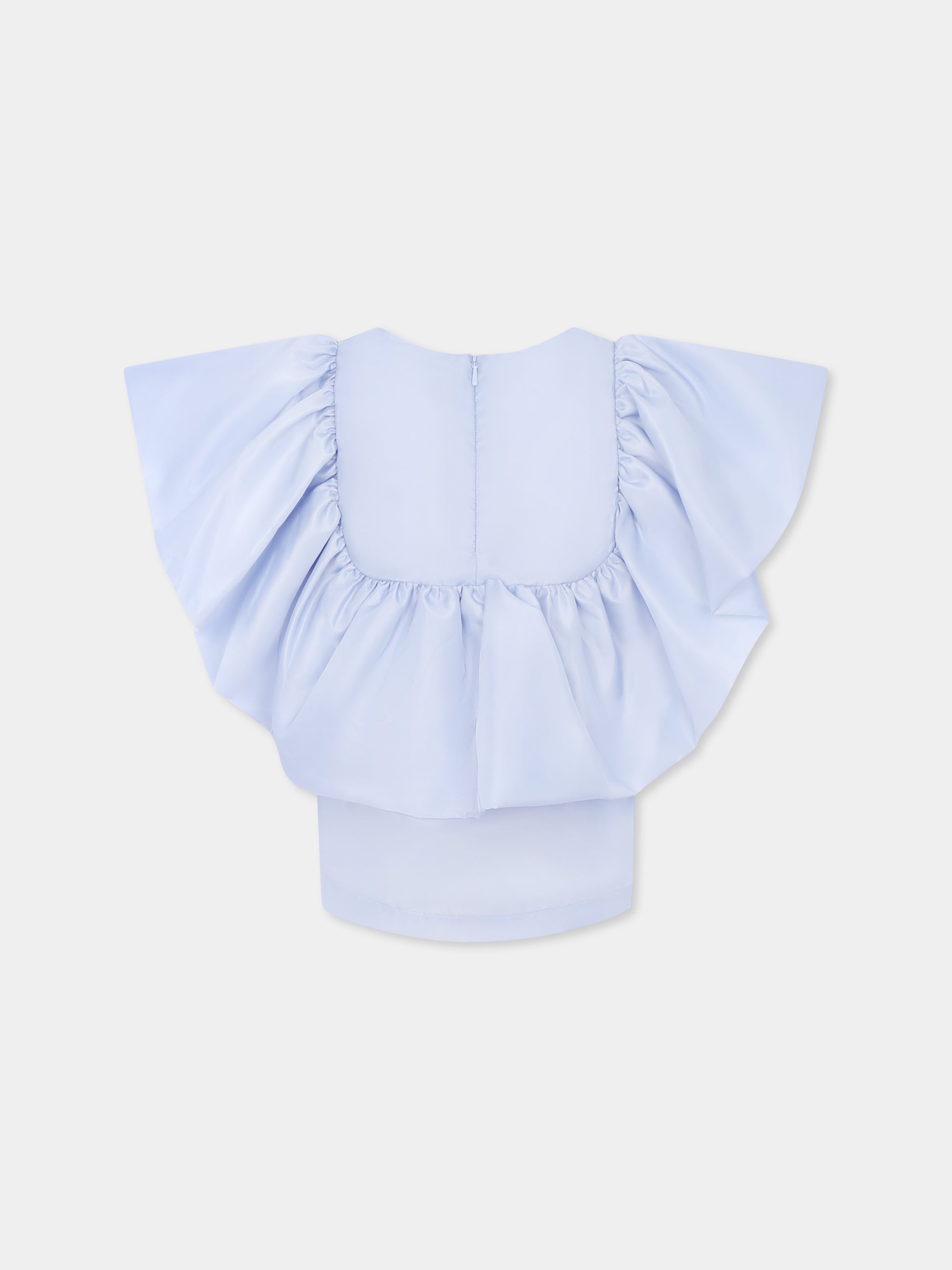 Top celeste per bambina,Caroline Bosmans,SS25 1518 80 6010