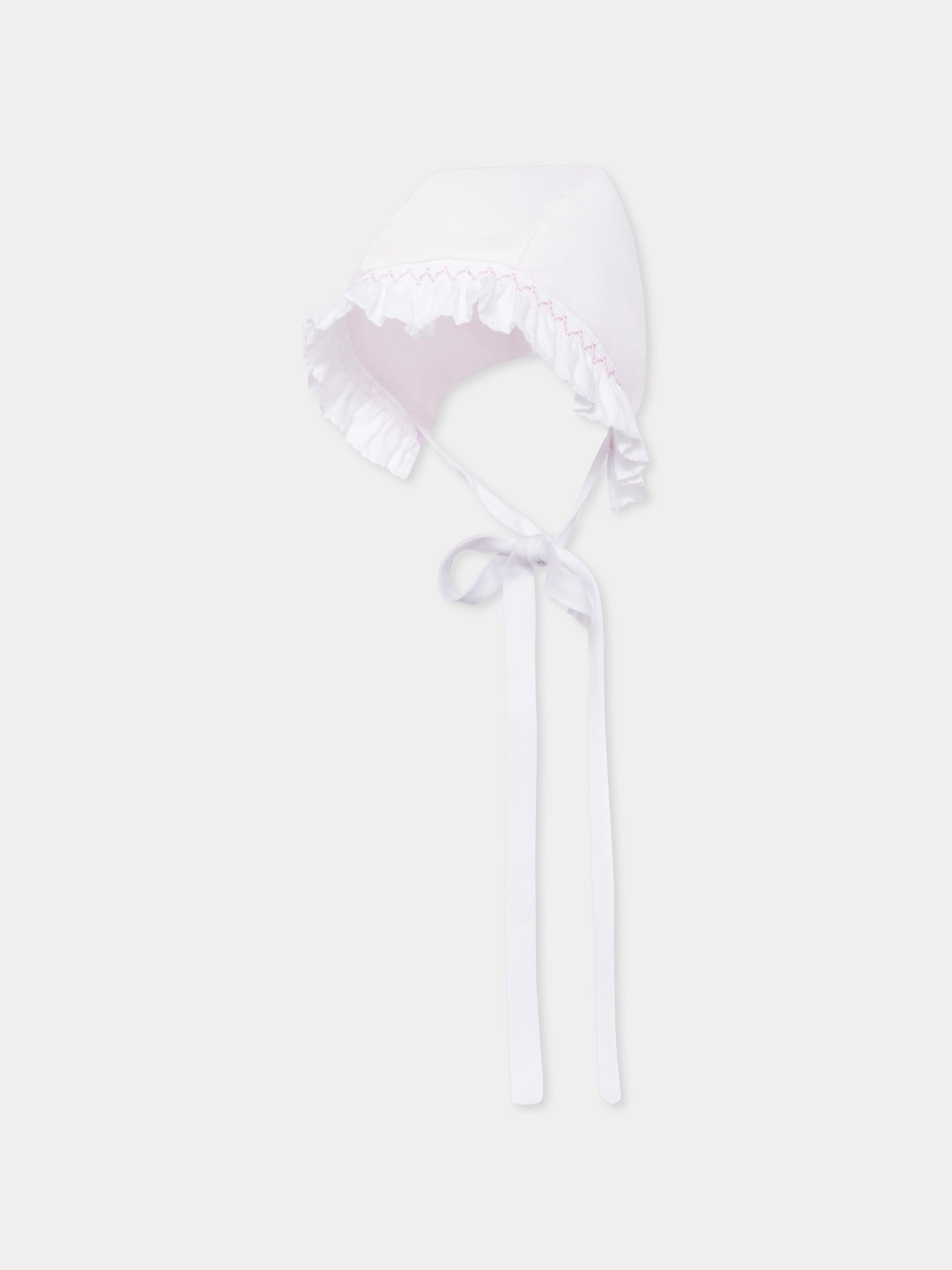 Cuffia rosa per neonata