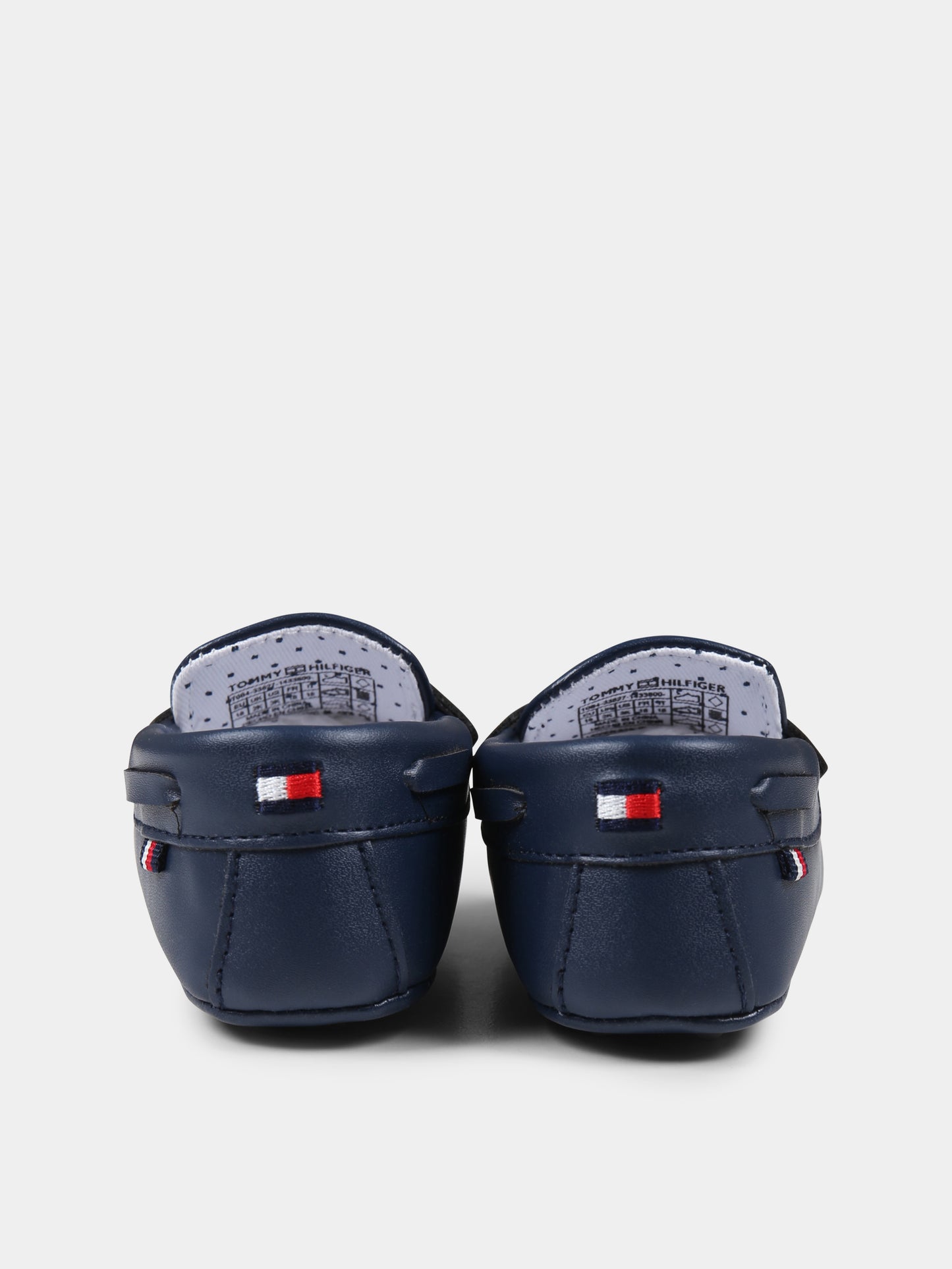 Mocassini blu per neonato con bandierina,Tommy Hilfiger Junior,T0B4 33827 1433800