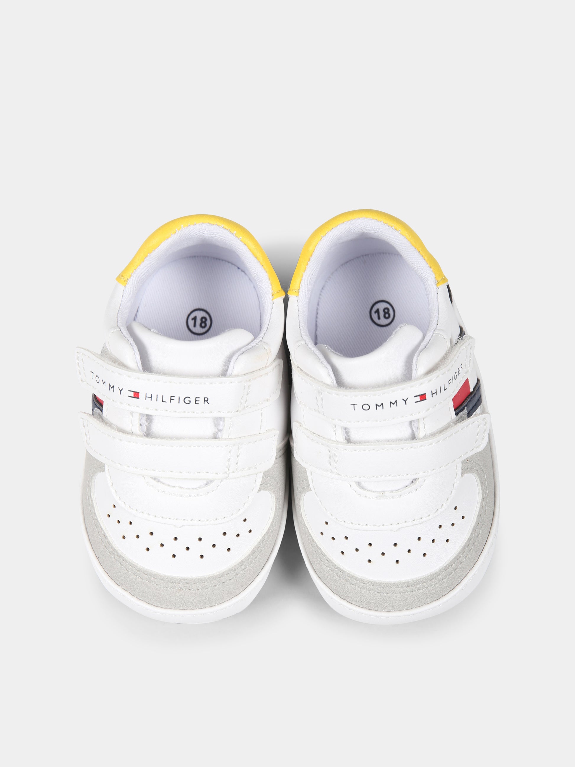 Sneakers multicolor per neonato con logo,Tommy Hilfiger Junior,T0B9 33830 1755Y913