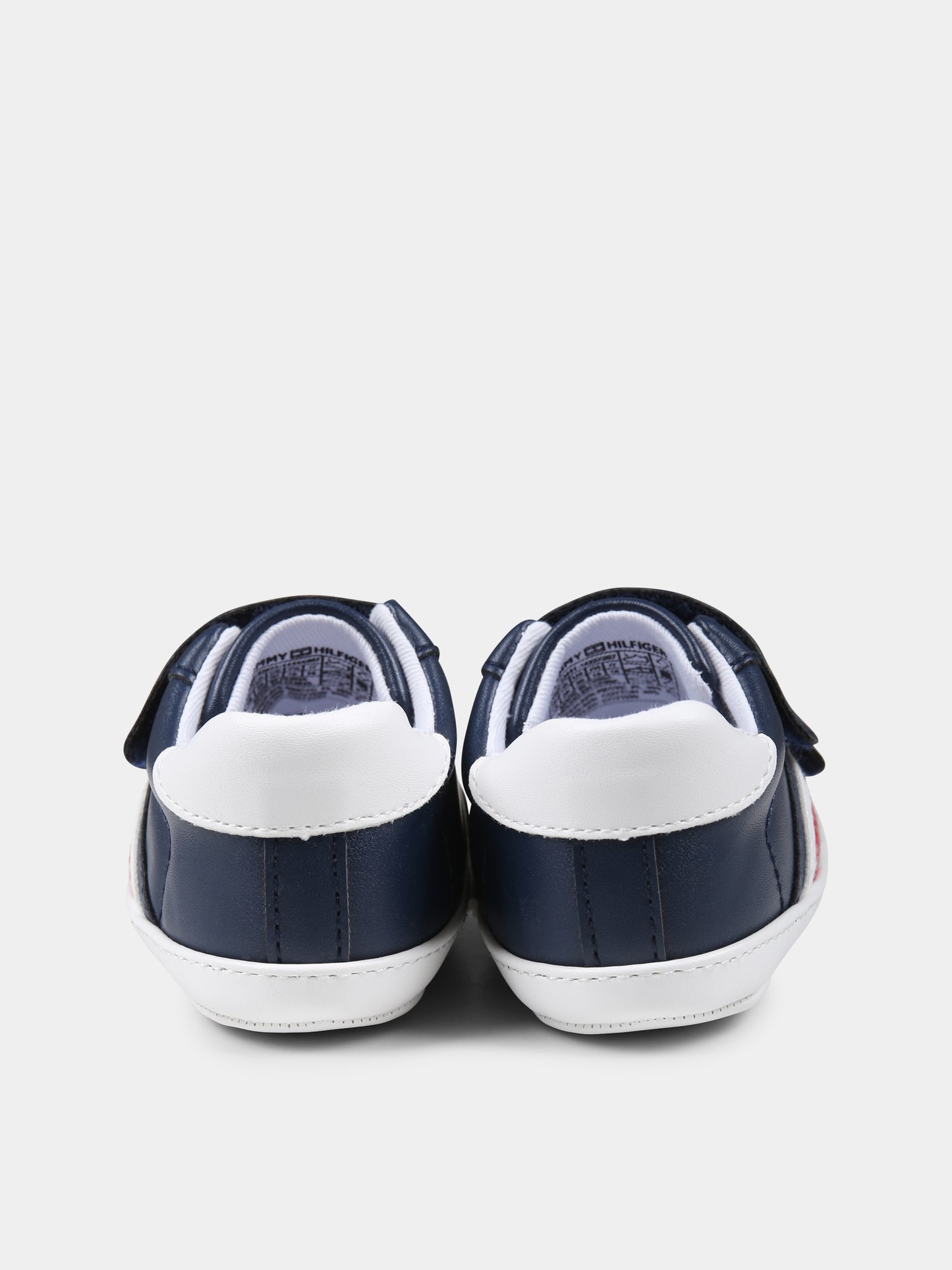 Sneakers blu per neonato con logo,Tommy Hilfiger Junior,T0B9 33831 1433X007