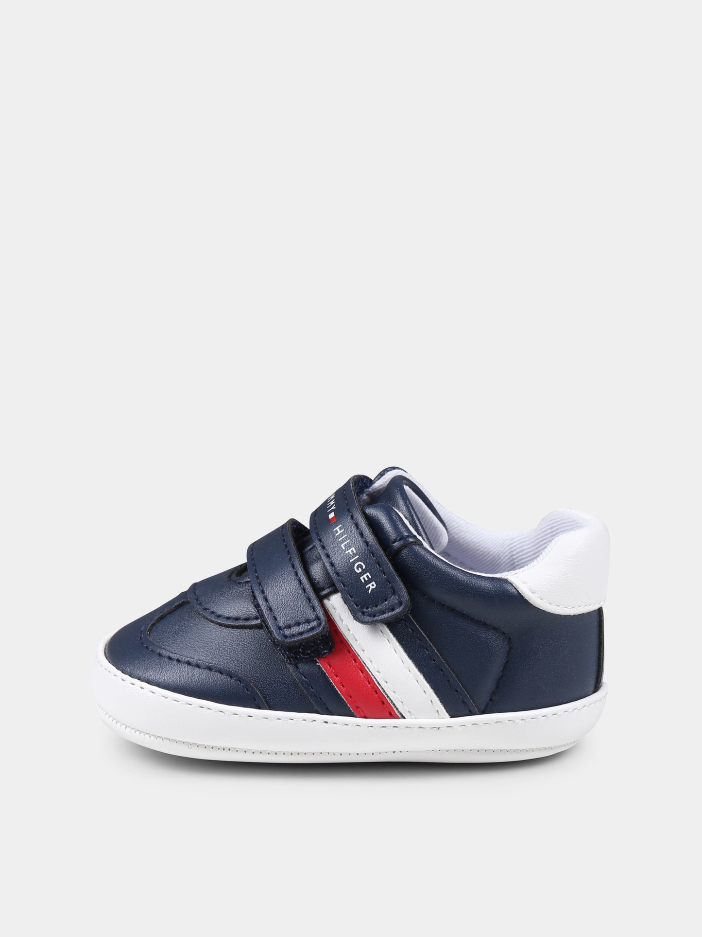 Sneakers blu per neonato con logo,Tommy Hilfiger Junior,T0B9 33831 1433X007