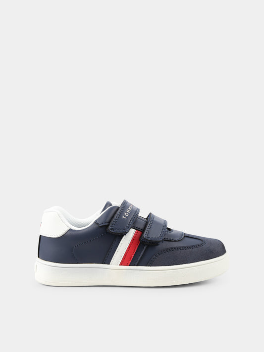 Sneakers blu per bambino,Tommy Hilfiger Junior,T1X9 33840 1269X007
