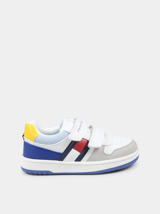 Sneakers multicolor per bambino con logo,Tommy Hilfiger Junior,T1X9 33844 1269Y913