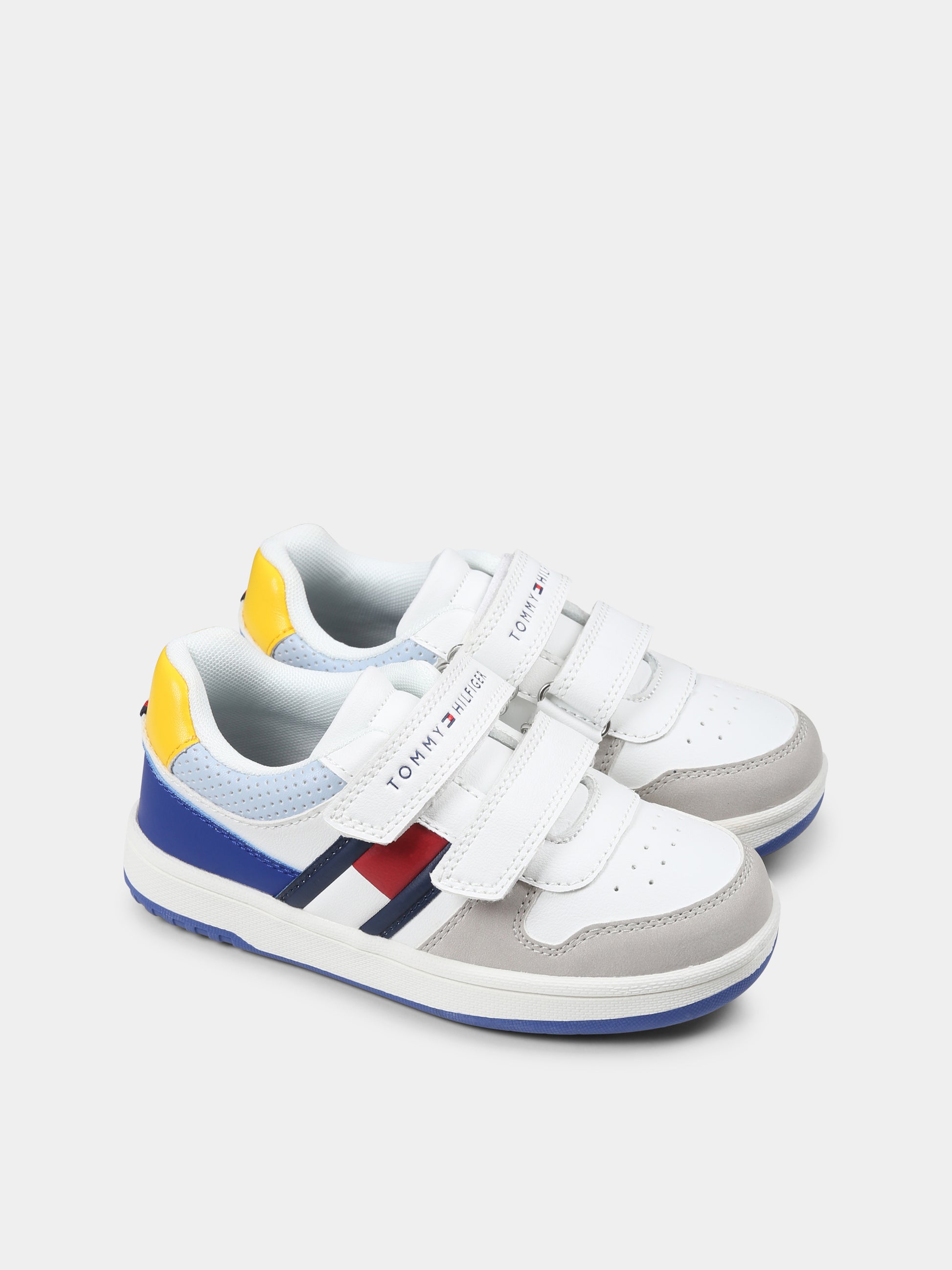 Sneakers multicolor per bambino con logo,Tommy Hilfiger Junior,T1X9 33844 1269Y913