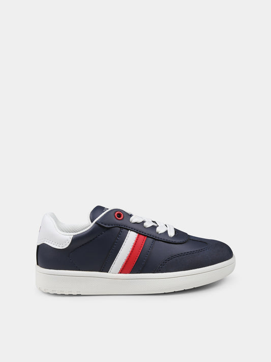 Sneakers blu per bambino con logo,Tommy Hilfiger Junior,T3X9 33851 1269X007J