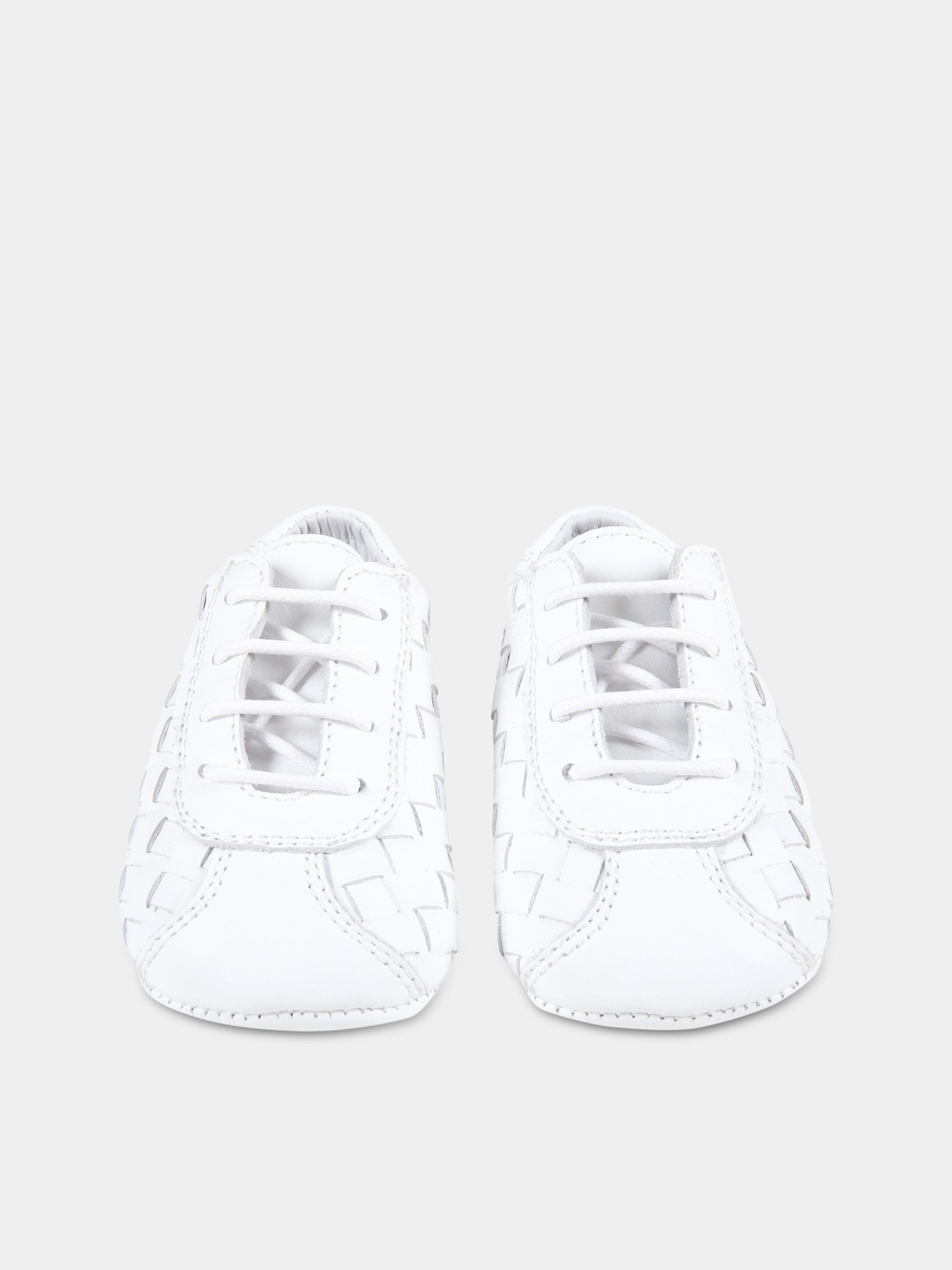 Scarpe bianche da culla per neonati,Gallucci Kids,C00038AM337100