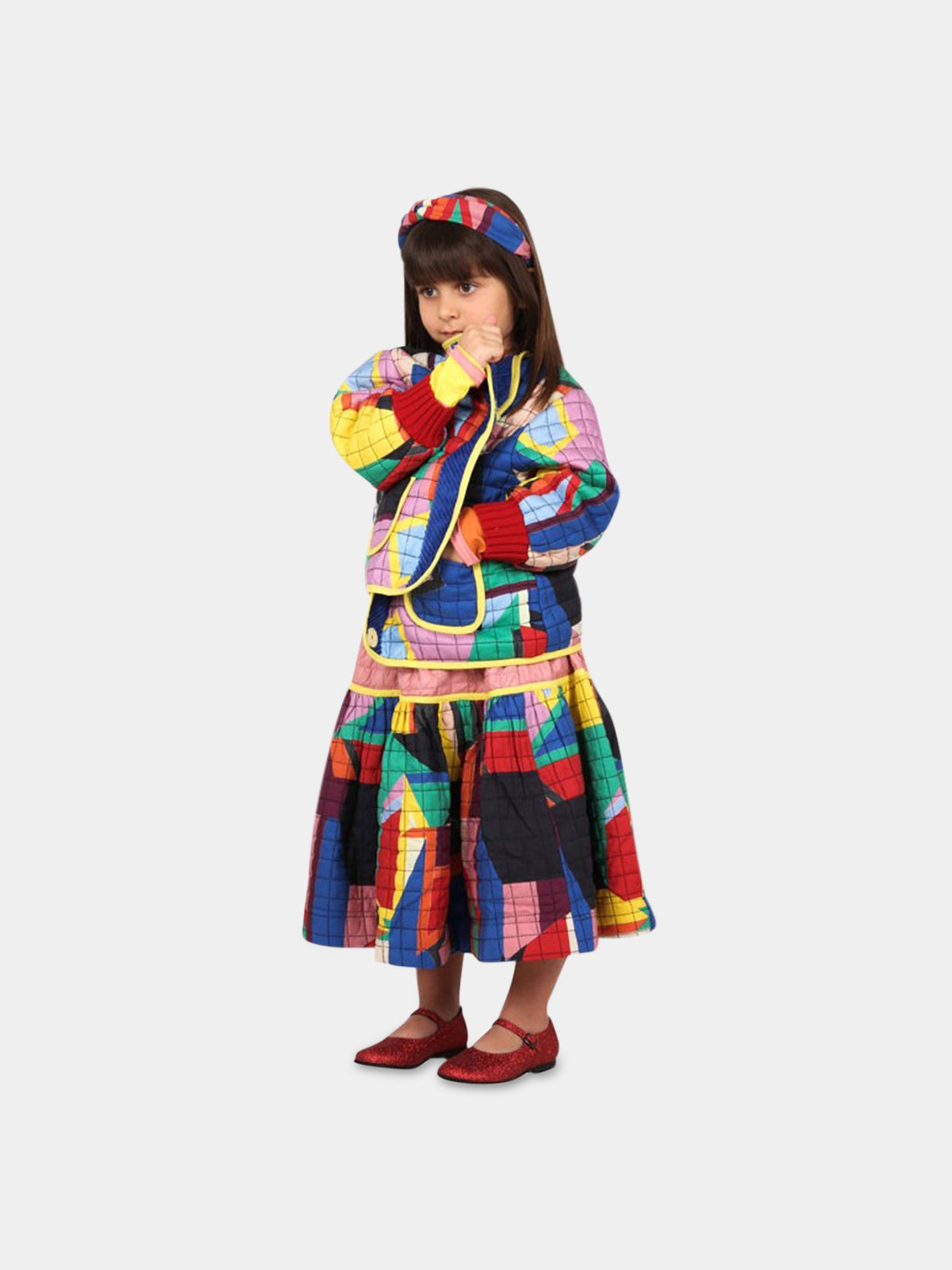 Ballerine rosse per bambina,Gallucci Kids,T00315HMA1F300