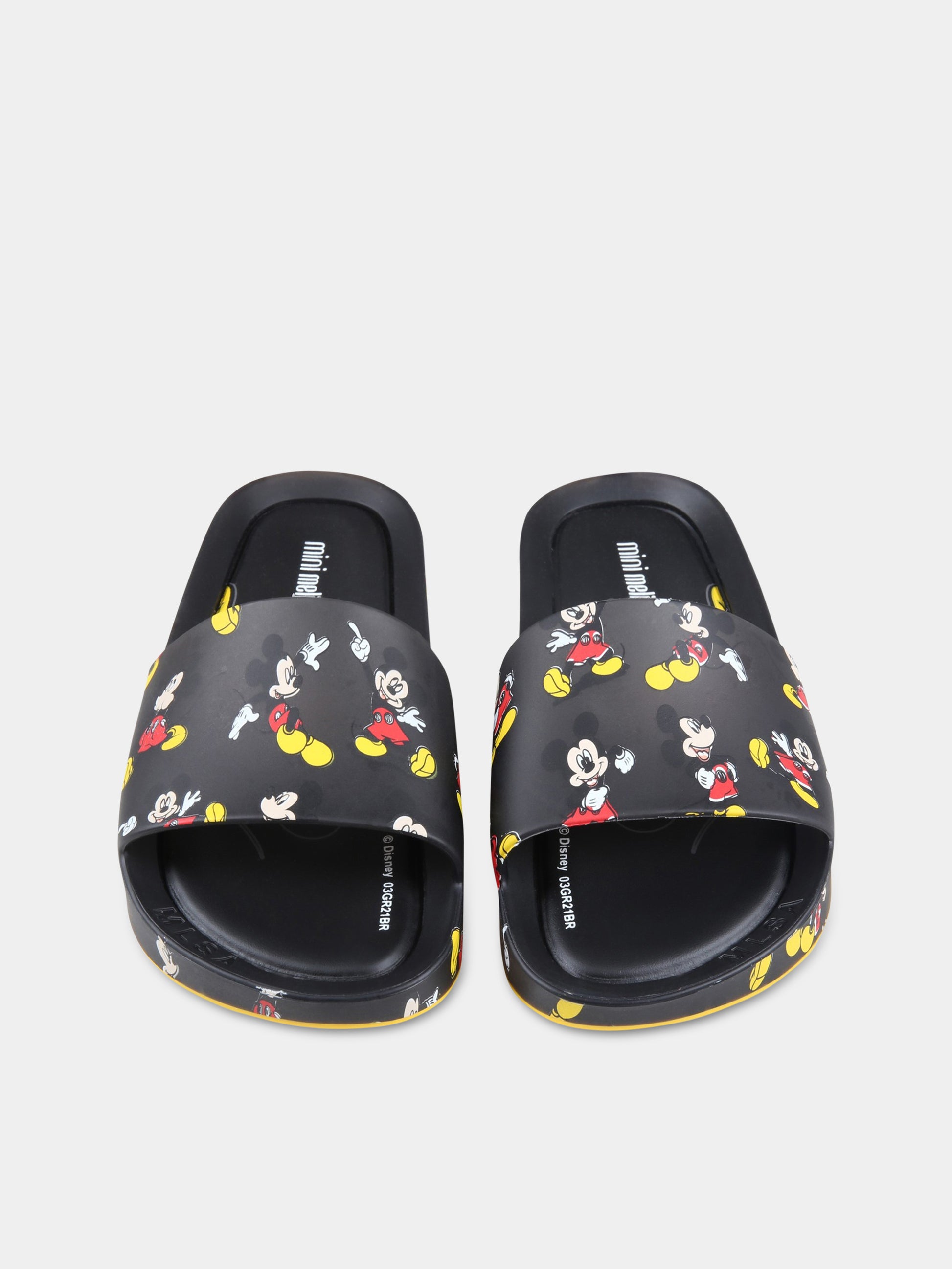 Sandali neri per bambino con Michey Mouse,Mini Melissa,33393 51565