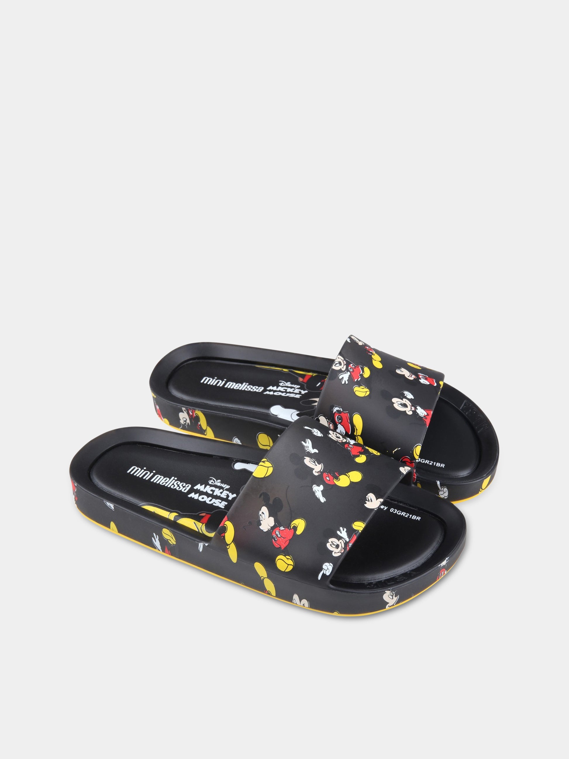 Sandali neri per bambino con Michey Mouse,Mini Melissa,33393 51565